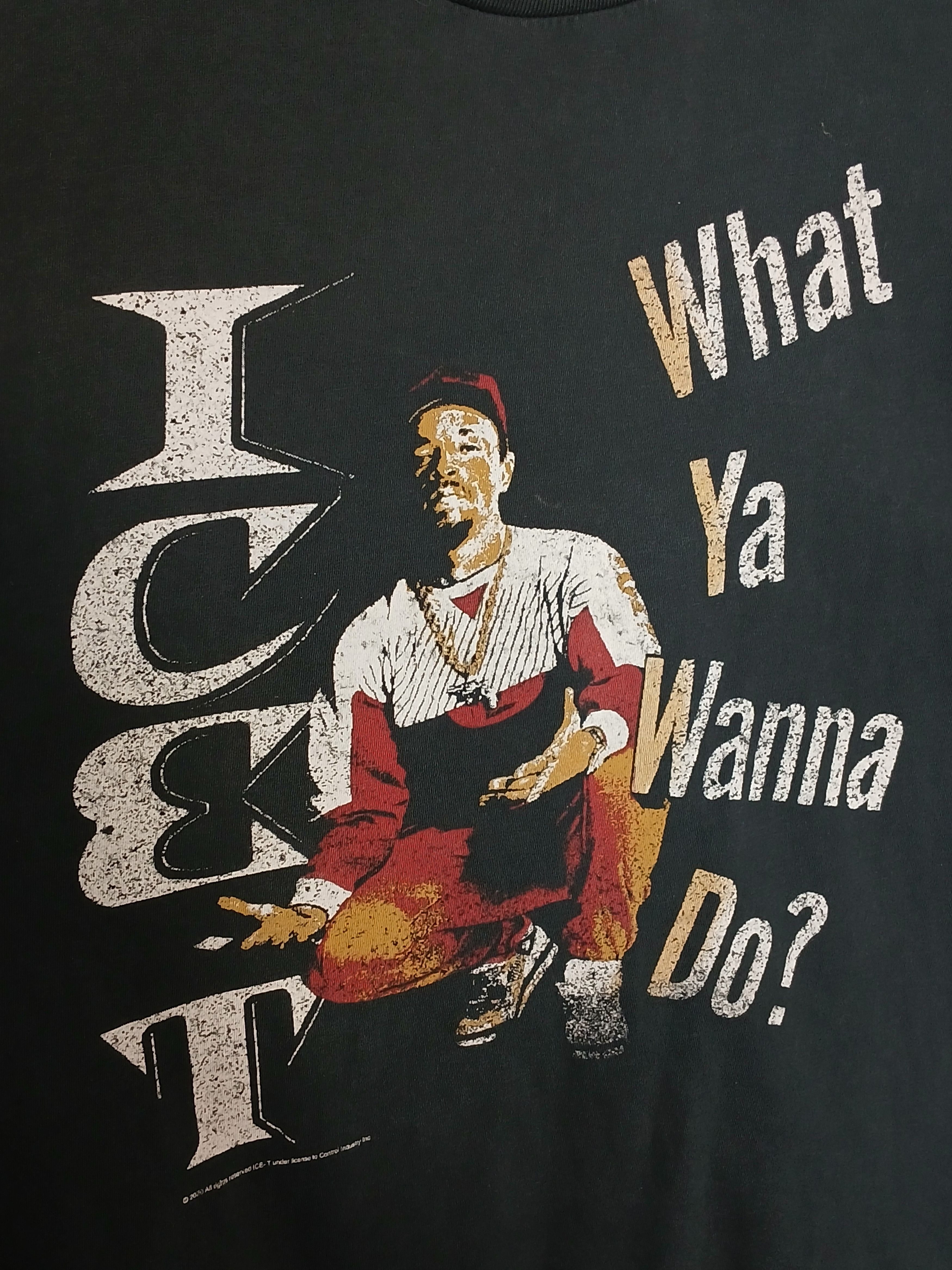 Band Tees × Rap Tees × Vintage Ice-T What You Wanna Do? T-Shirt Size US M / EU 48-50 / 2 - 3 Thumbnail