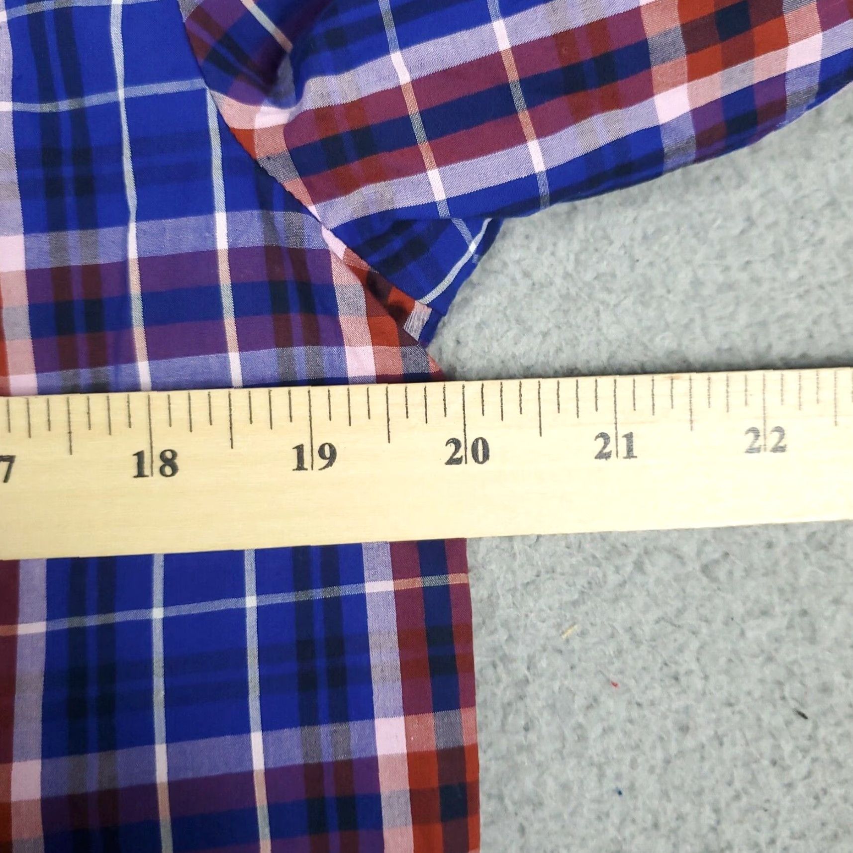 J.Crew VINTAGE J.CREW Blue Red Plaid Button-Up Shirt Women's Medium Long Sleeve Casual Size M / US 6-8 / IT 42-44 - 5 Thumbnail