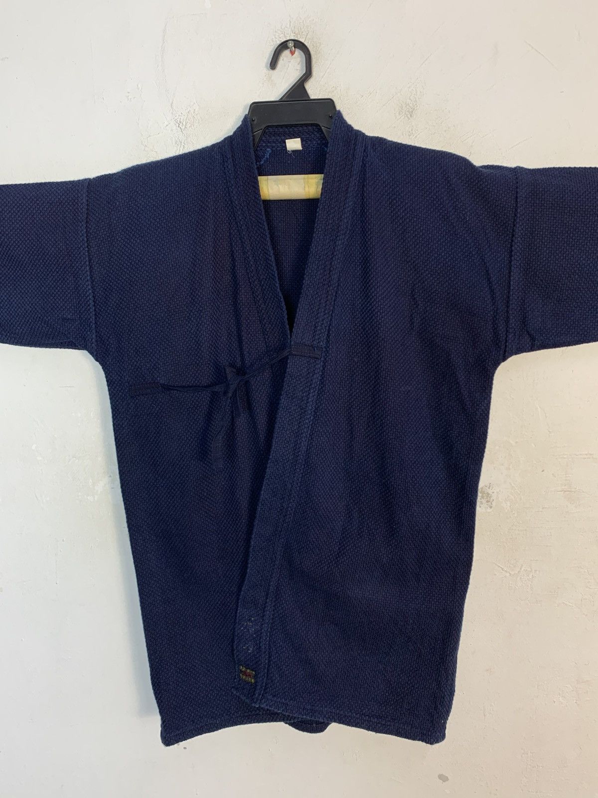 Other Sashiko Noragi Haori Heavy Denim Robe Kimono Boro Kendo Size US L / EU 52-54 / 3 - 3 Thumbnail