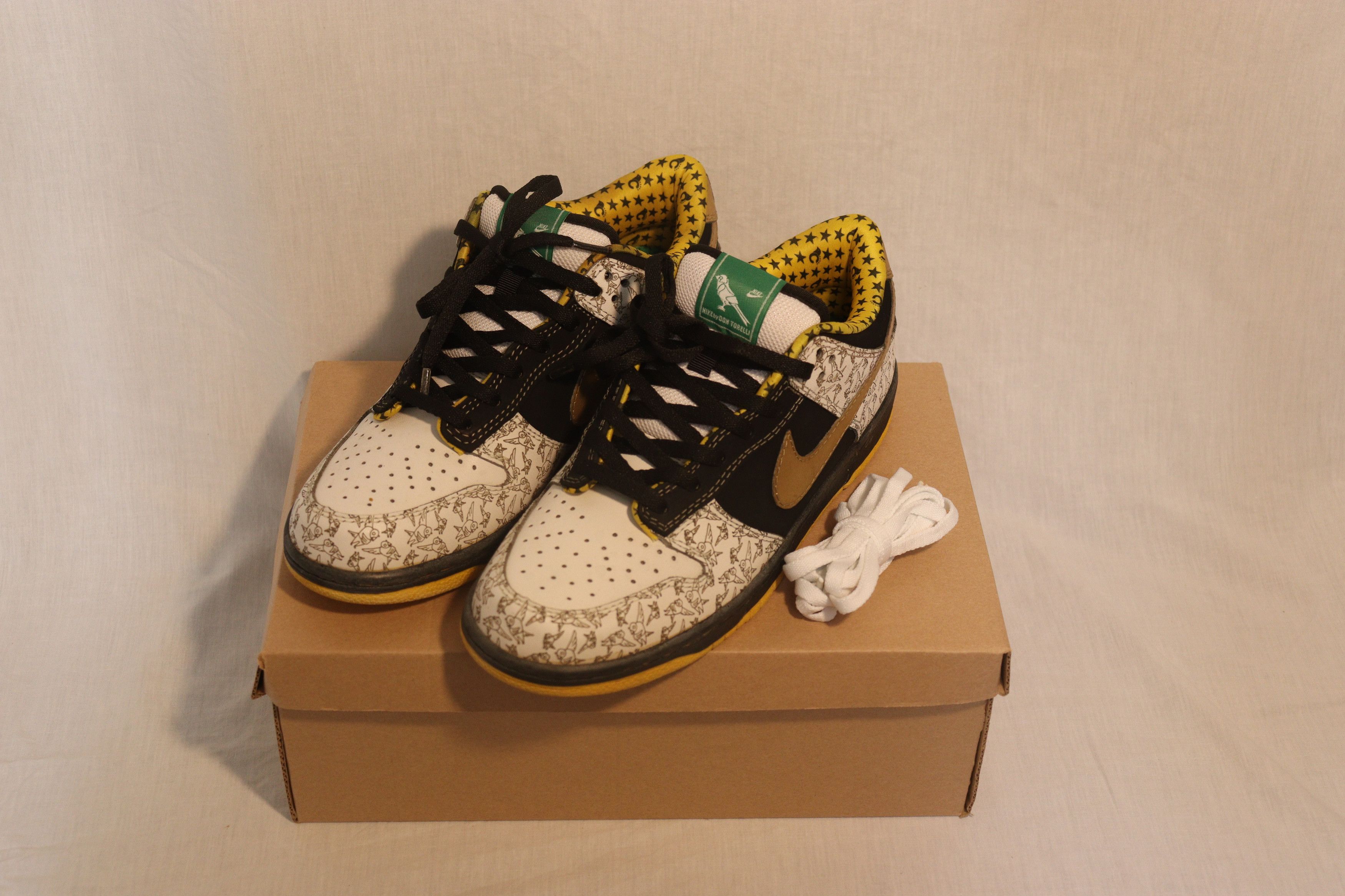 Nike DON TORELLI × NIKE DUNK LOW CANARINHO EMB (Brazil Exclusive) Size US 8.5 / EU 41-42 - 2 Thumbnail