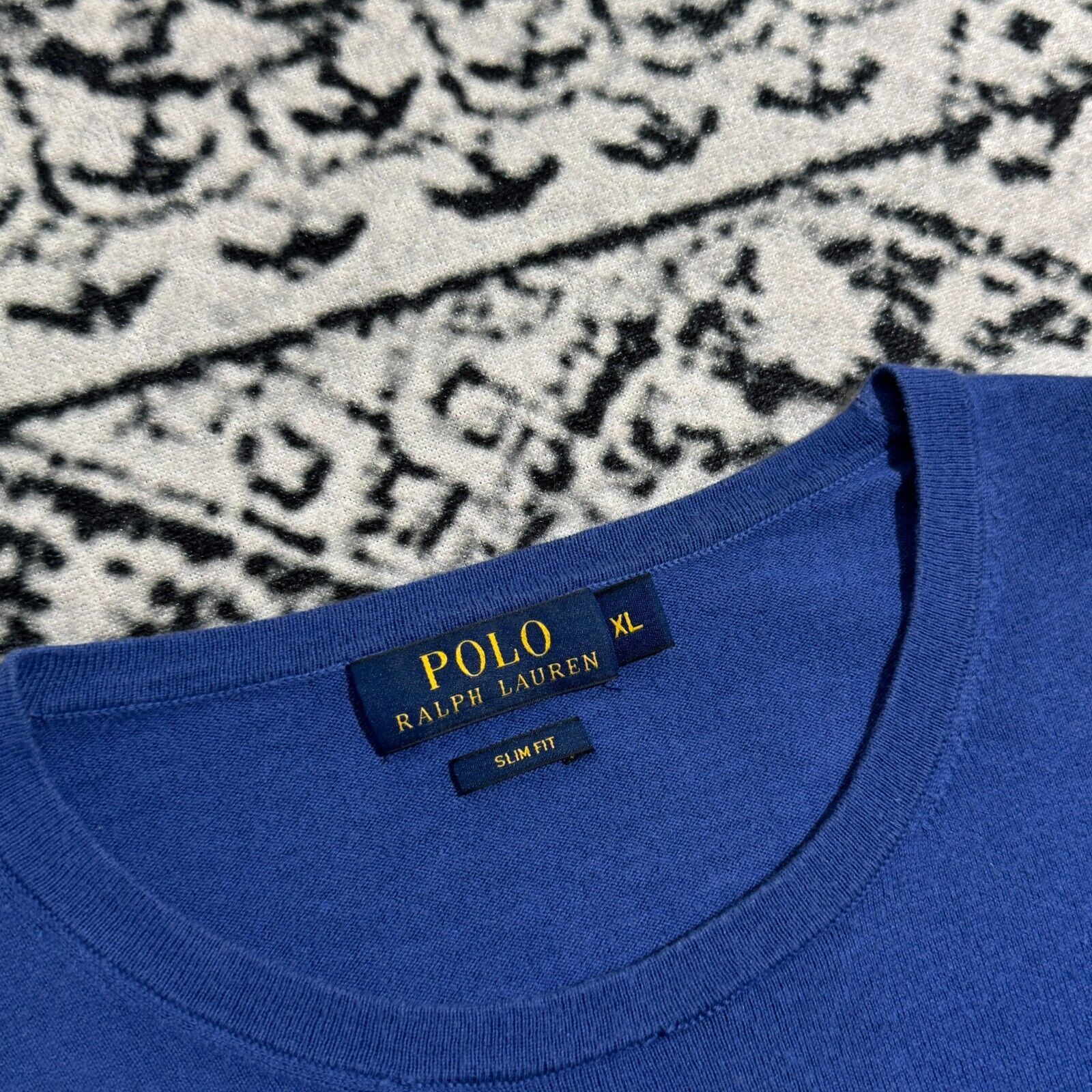 Ralph Lauren × Vintage Vintage Ralph Lauren Blue Cotton Sweater Size XL Boho Y2K Size US XL / EU 56 / 4 - 6 Thumbnail