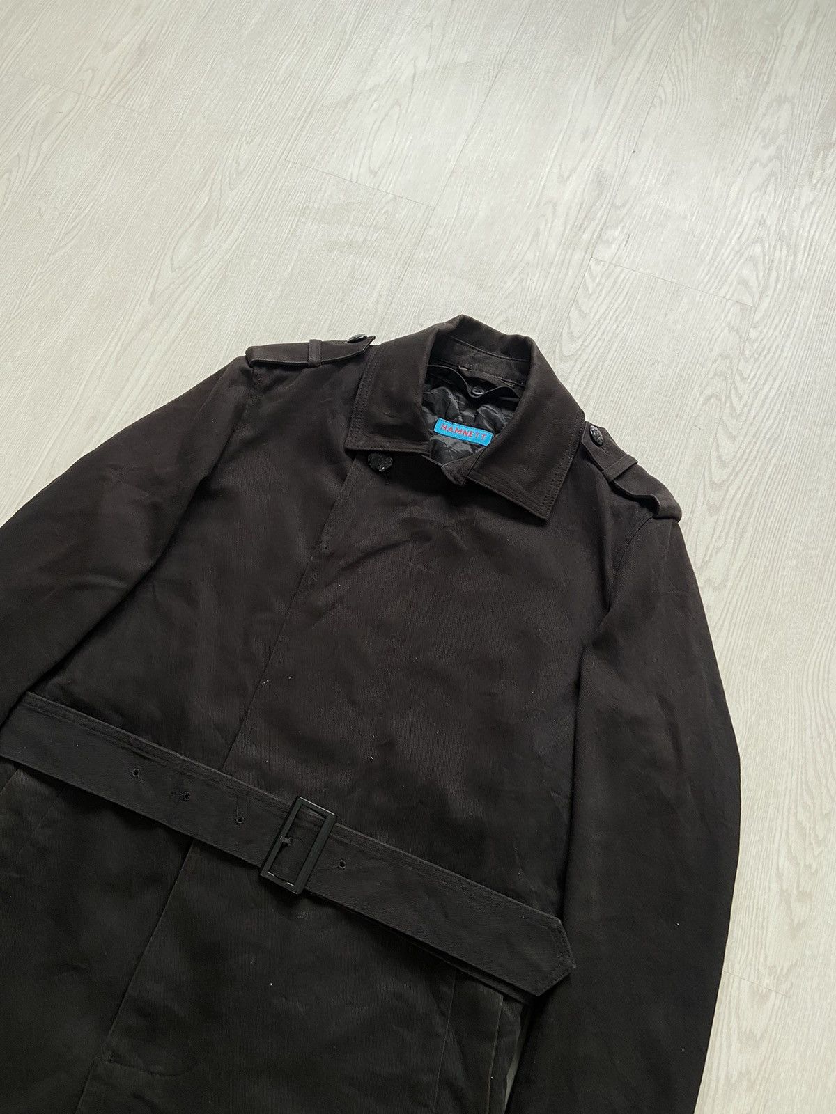 Boy London × Katharine Hamnett London Vintage 1990’s Katharine Hamnett Military Trench Belt Jacket Size US L / EU 52-54 / 3 - 3 Thumbnail