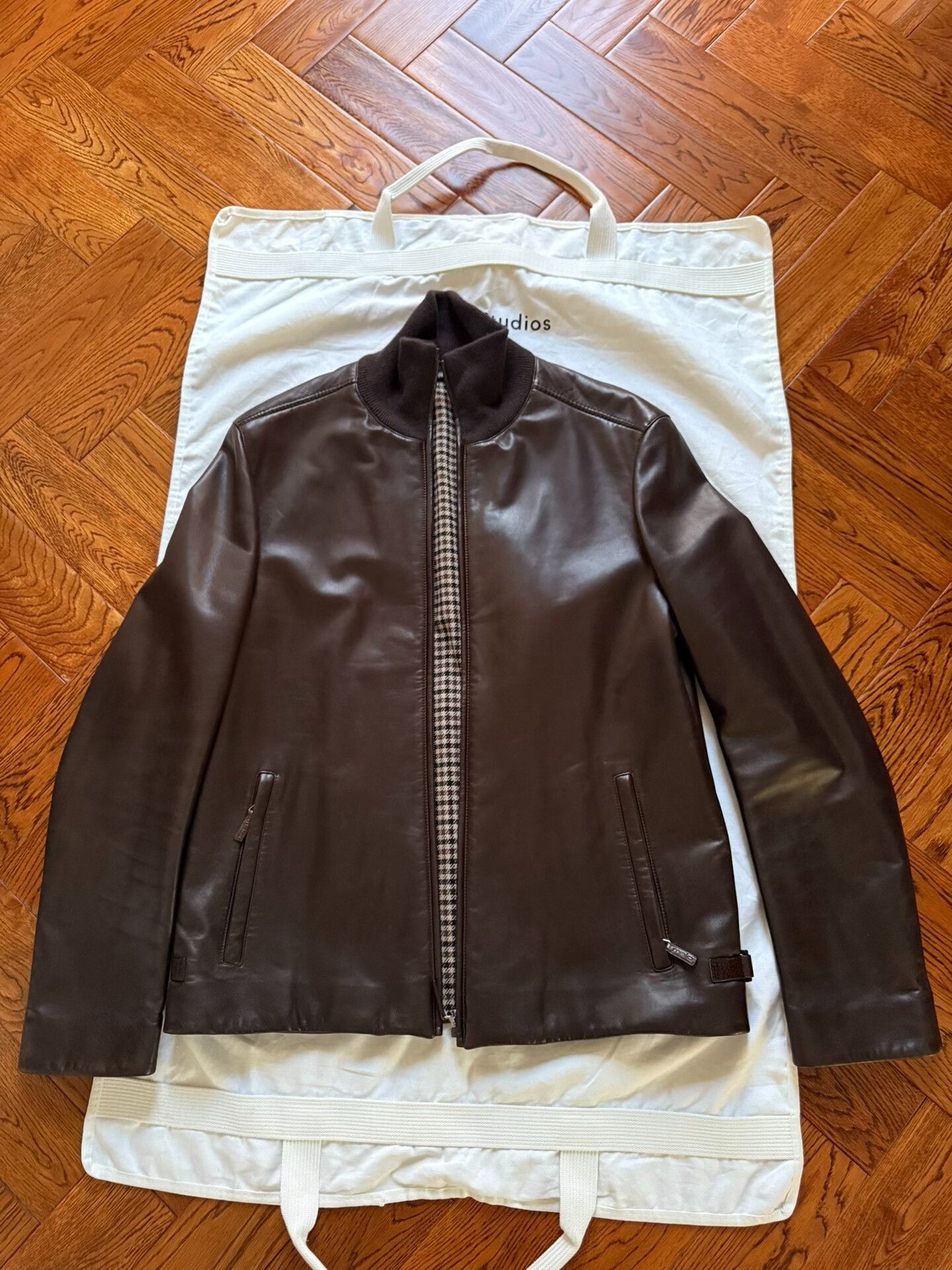 Malo Malo Men's Leather Jacket Size US M / EU 48-50 / 2 - 1 Thumbnail