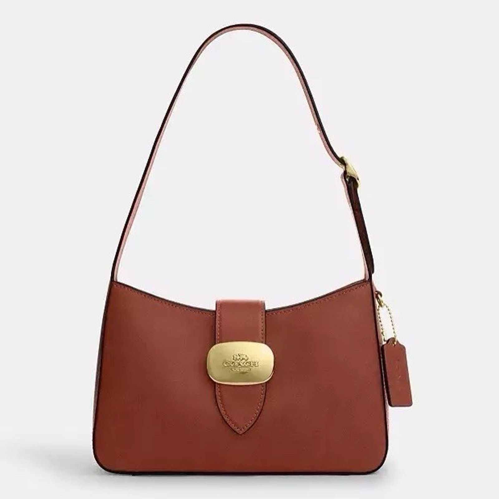 Coach NWT Coach Eliza Shoulder Bag CBI00 Caramel leather Size ONE SIZE - 6 Thumbnail