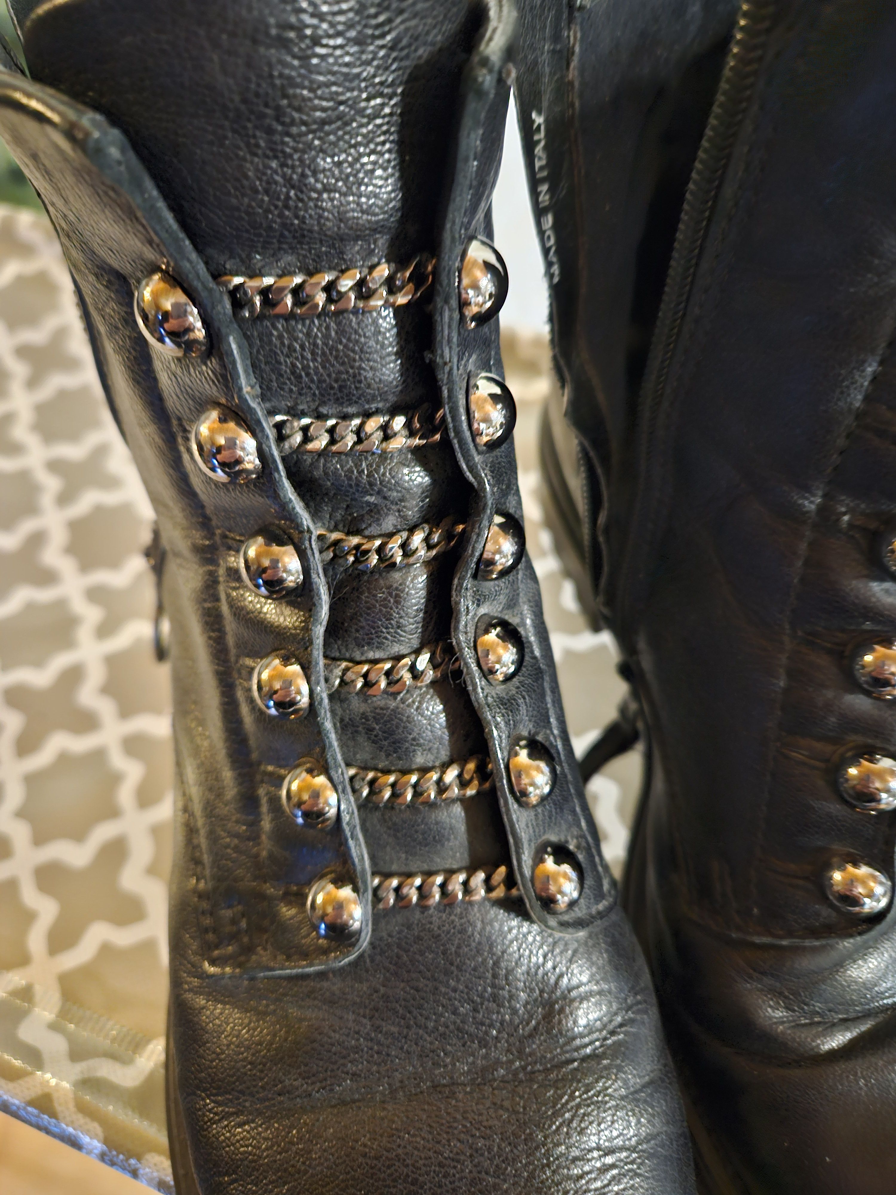 Leather Browns Verona Leather Boots Size US 7 / IT 37 - 6 Thumbnail