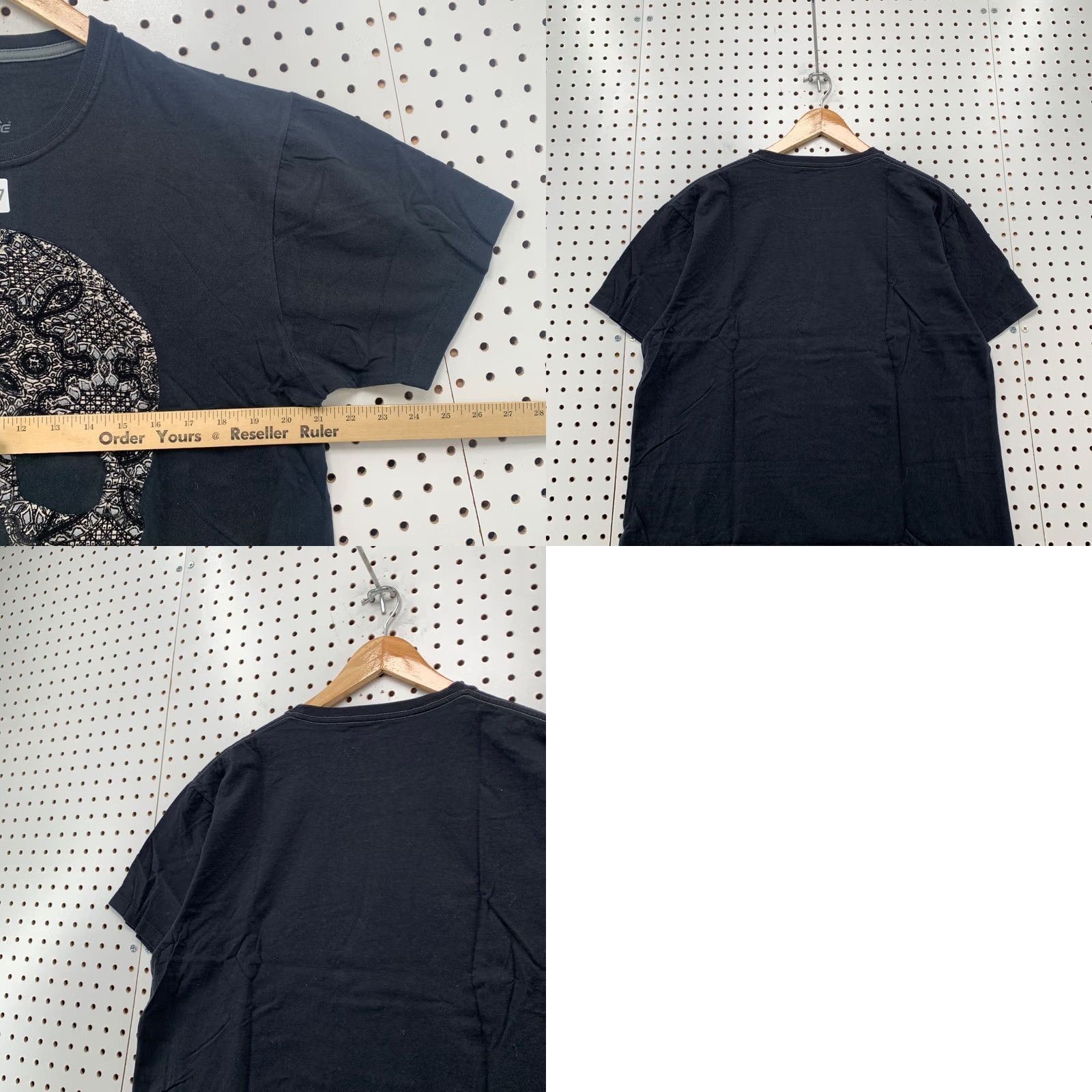 Affliction VINTAGE Seashore Skull Shirt Mens Large Black Embroidered Y2K Affliction Shirt Size US L / EU 52-54 / 3 - 9 Thumbnail
