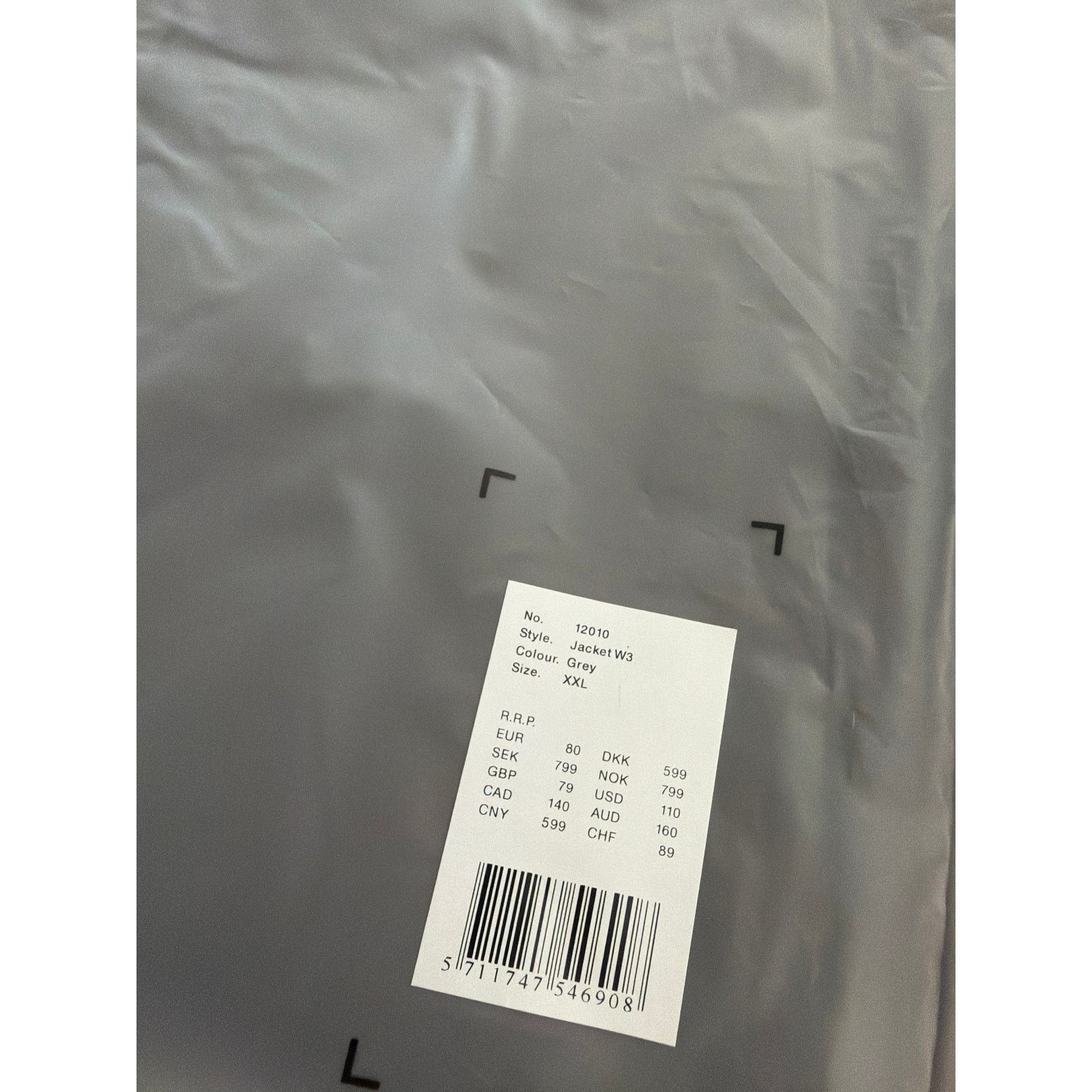 Rains New Rains storm breaker jacket w3 coat gray Size US L / EU 52-54 / 3 - 6 Thumbnail