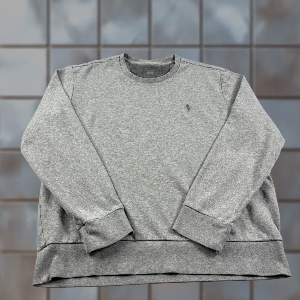 Polo Ralph Lauren Polo Ralph Lauren Sweatshirt Mens Large Gray Pullover Crew Neck Shirt Size US L / EU 52-54 / 3 - 1 Thumbnail