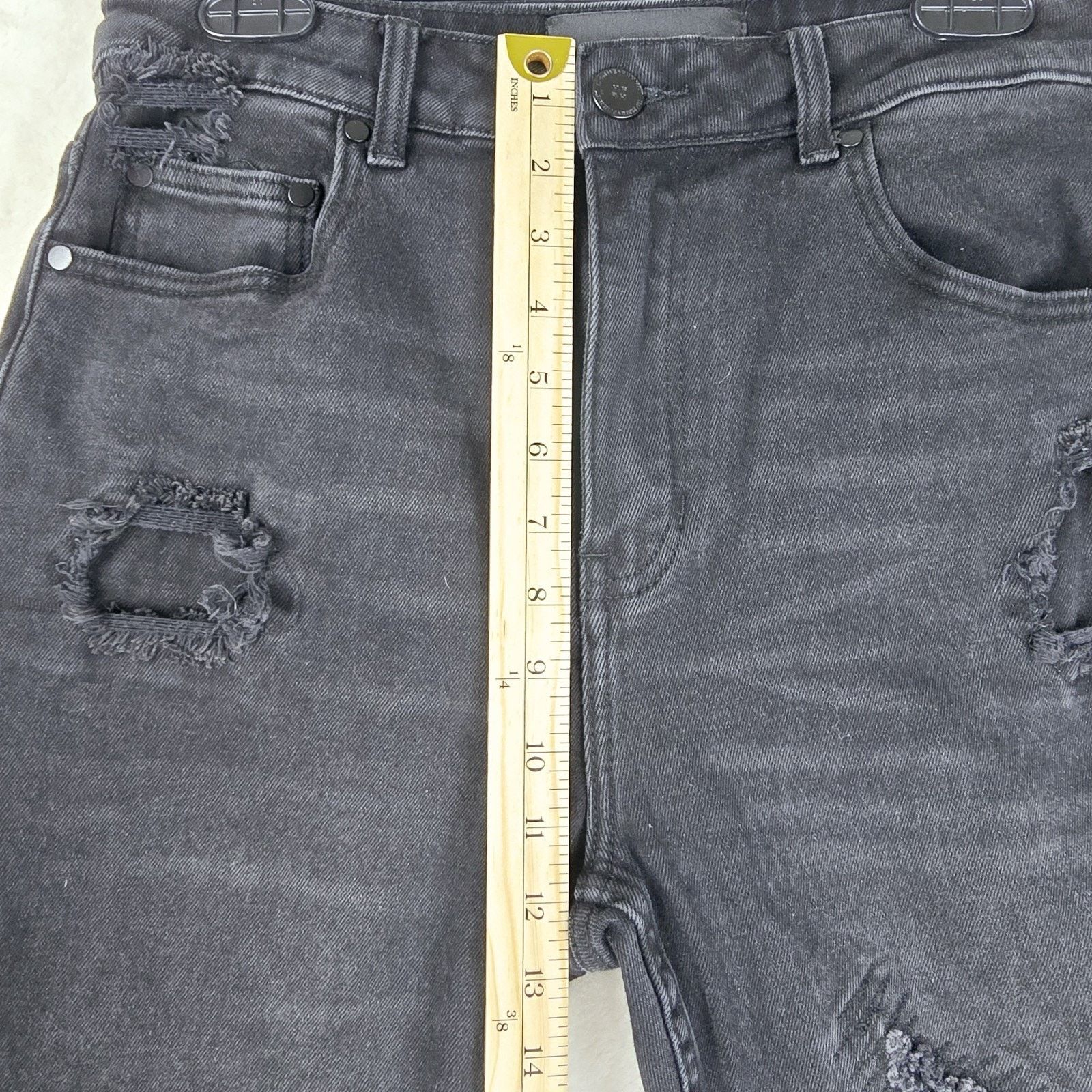 Homme + Femme La Homme Femme Jeans 32 Black Distressed 30x31 Streetwear Size US 30 / EU 46 - 14 Thumbnail