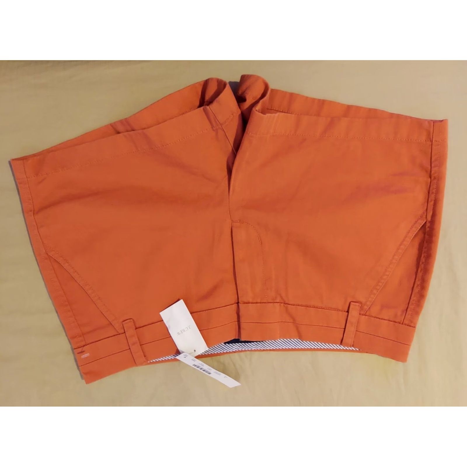 J.Crew Womens J.Crew Shorts Chino Cotton Orange 6 Chino Regular Size 6 Orange Womens Size 28" / US 6 / IT 42 - 2 Thumbnail