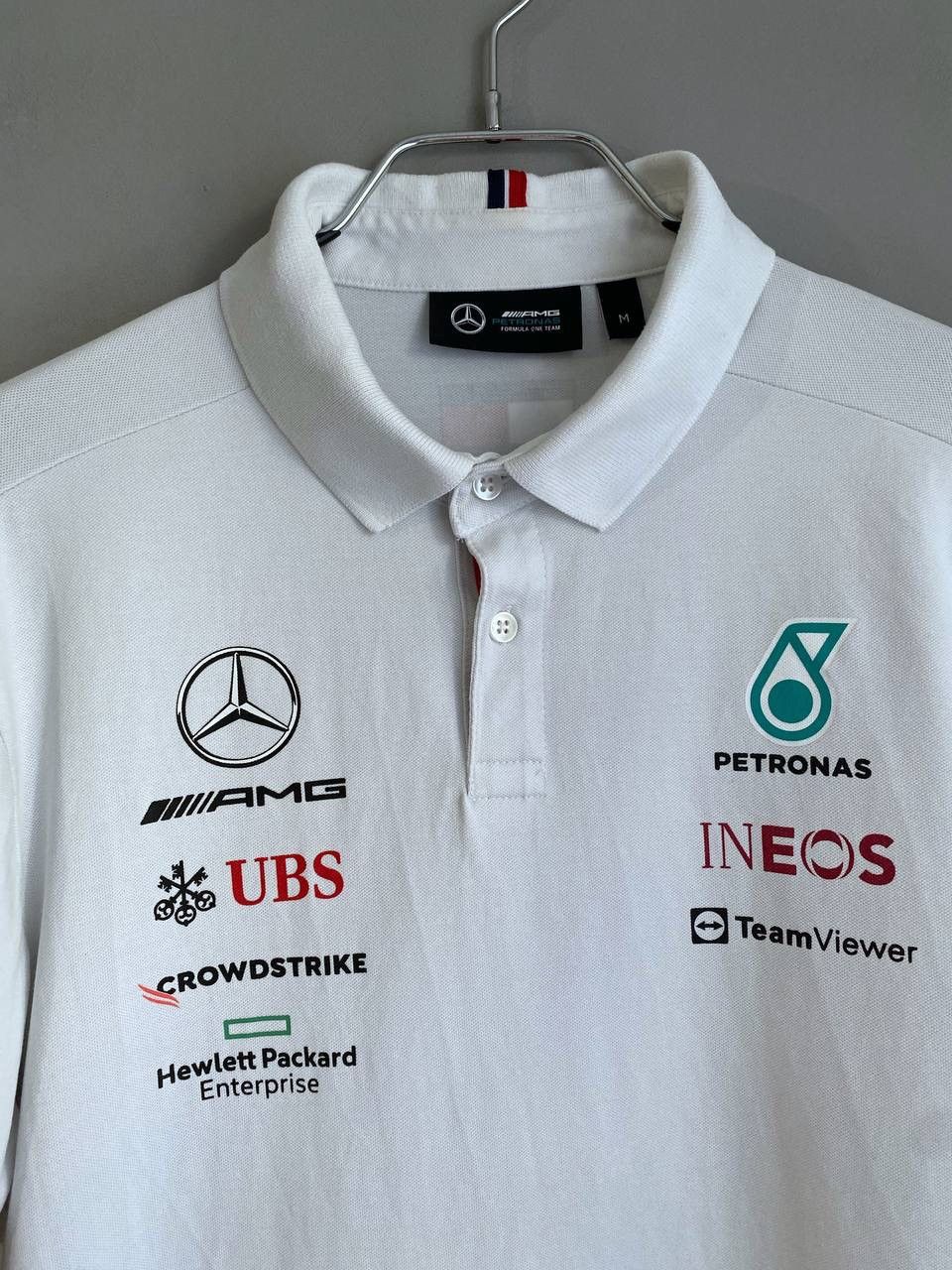Mercedes-Benz F1 Racing Mersedes Benz AMG Petronas Team Polo T-Shirt, Sz M Size US M / EU 48-50 / 2 - 9 Thumbnail