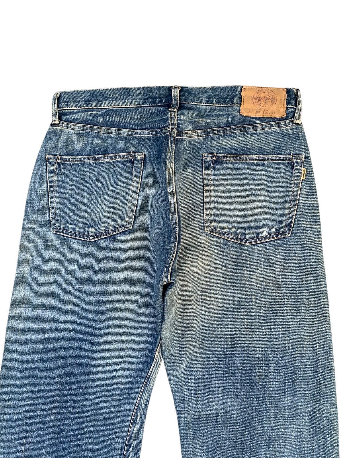 OMNIGOD VINTAGE OMNIGOD 5009 SELVEDGE JAPANESE DISTRESSED DENIM Size US 33 - 8 Thumbnail