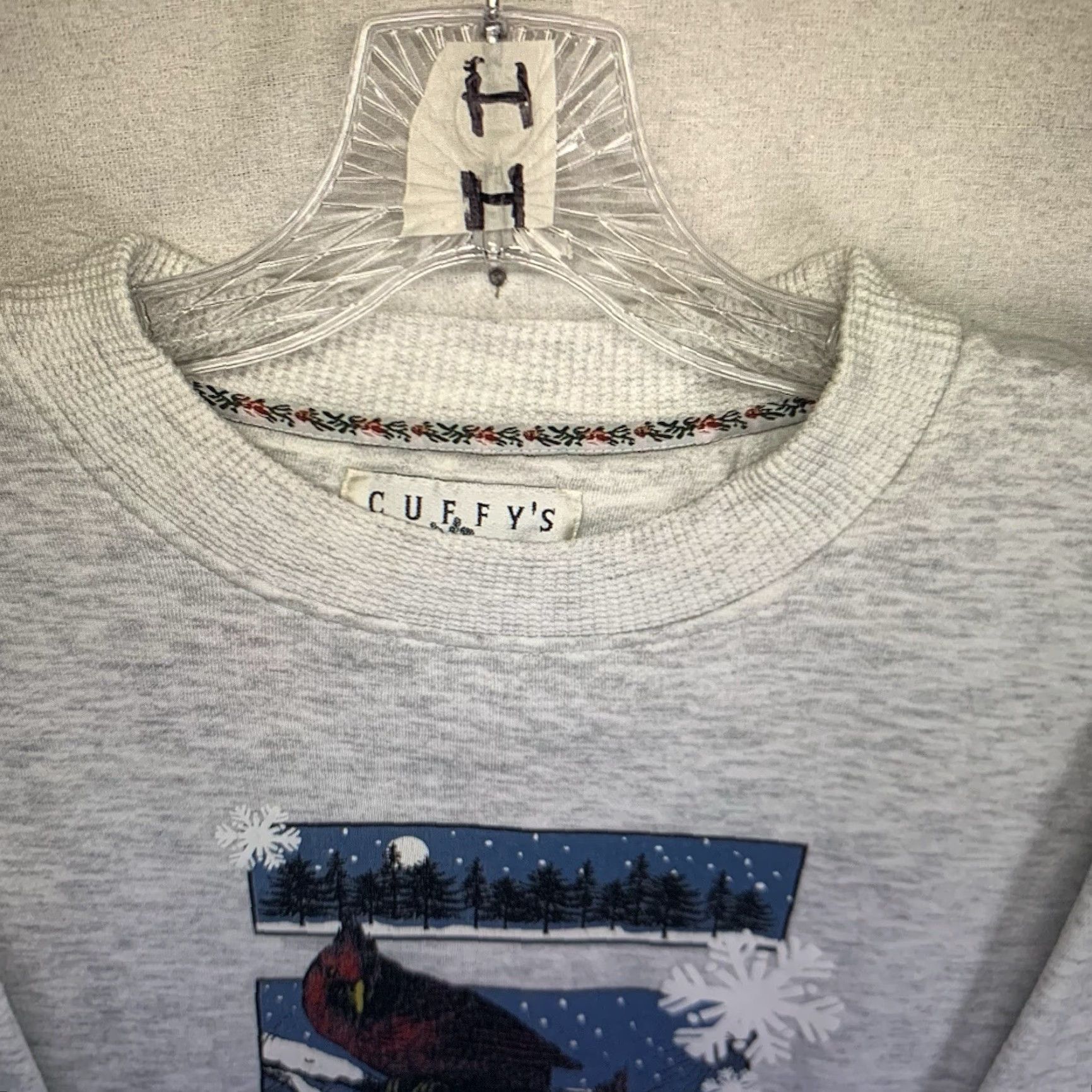 Vintage Vintage Nature Sweatshirt Cardinals Winter Solstice Adult XL Heavyweight 90s Size US XL / EU 56 / 4 - 7 Thumbnail