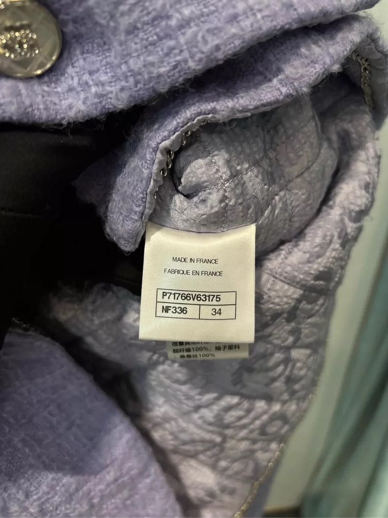 Chanel Chanel 22 purple coat Size XXS / US 00 / IT 34 - 4 Thumbnail