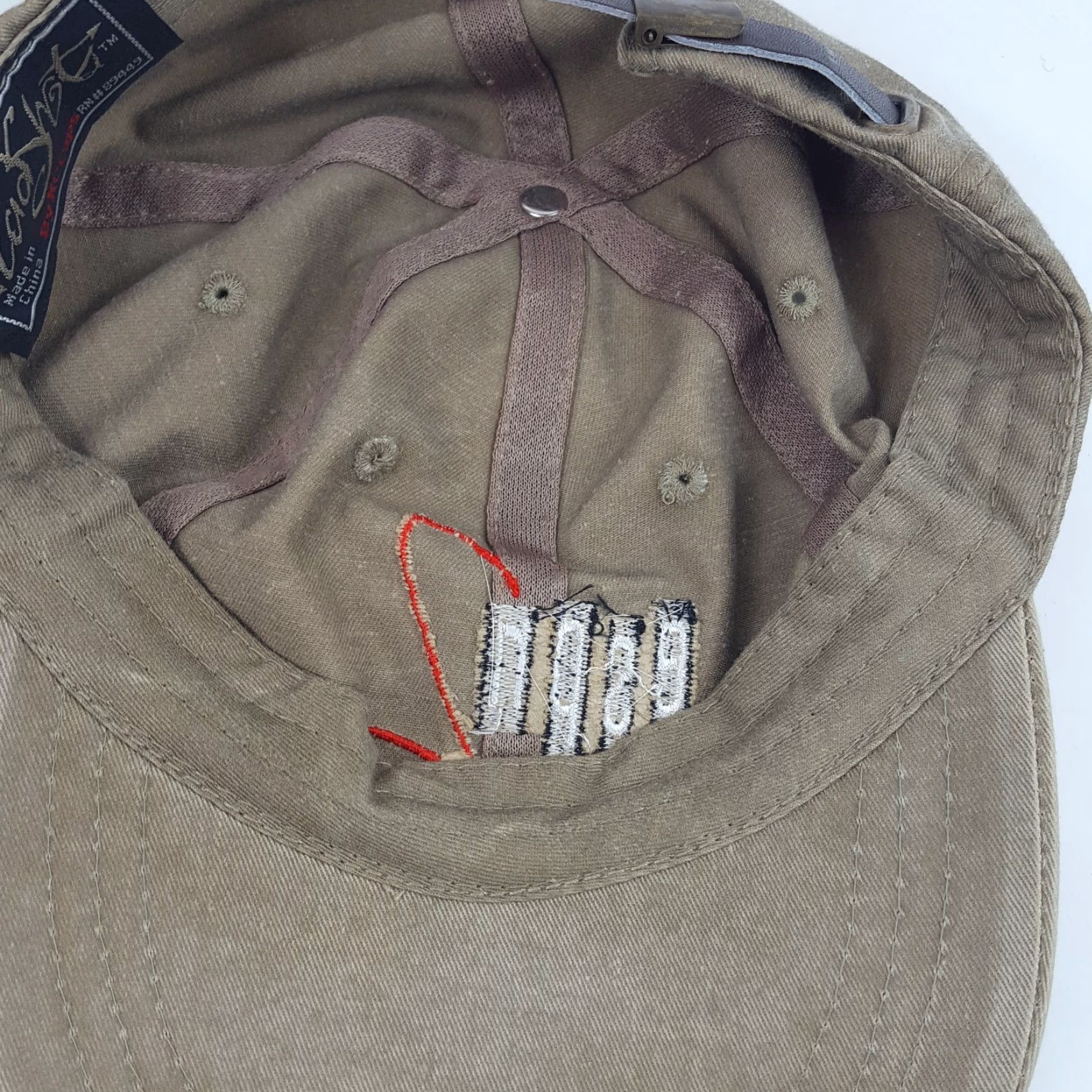 Vintage VINTAGE Head Shot Snapback Baseball Cap Hat, ESPN 2 Sports TV, Adjustable, One Size, Beige, 90s, Y2K, Mens Size ONE SIZE - 7 Thumbnail