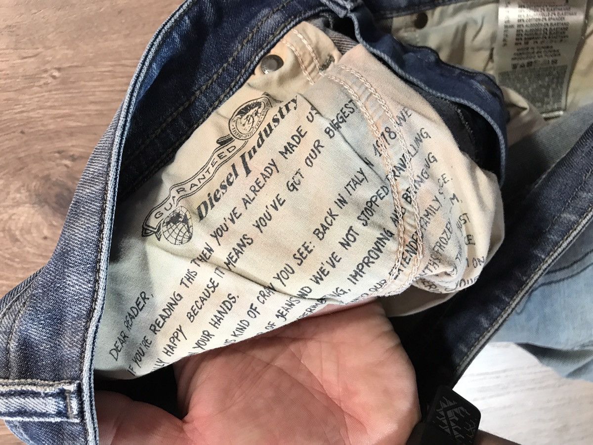Diesel × Vintage Vintage Diesel Distressed denim pants Jeans Suze 32 Size US 32 / EU 48 - 9 Thumbnail