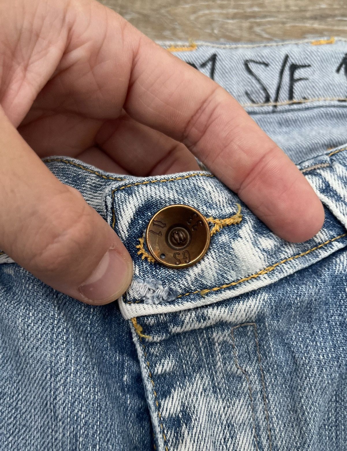 If Six Was Nine CRAZY G-STAR RAW IF SIX WAS NINE VINTAGE FLARED JEANS Size US 31 - 13 Thumbnail
