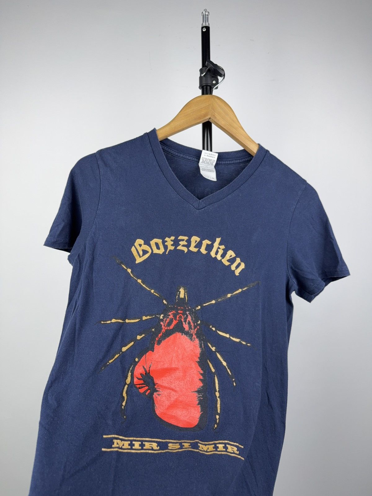 Vintage 00s Bozecken “Mir Si Mir” Swiss Boxing V-Neck Tee Size S / US 4 / IT 40 - 4 Thumbnail
