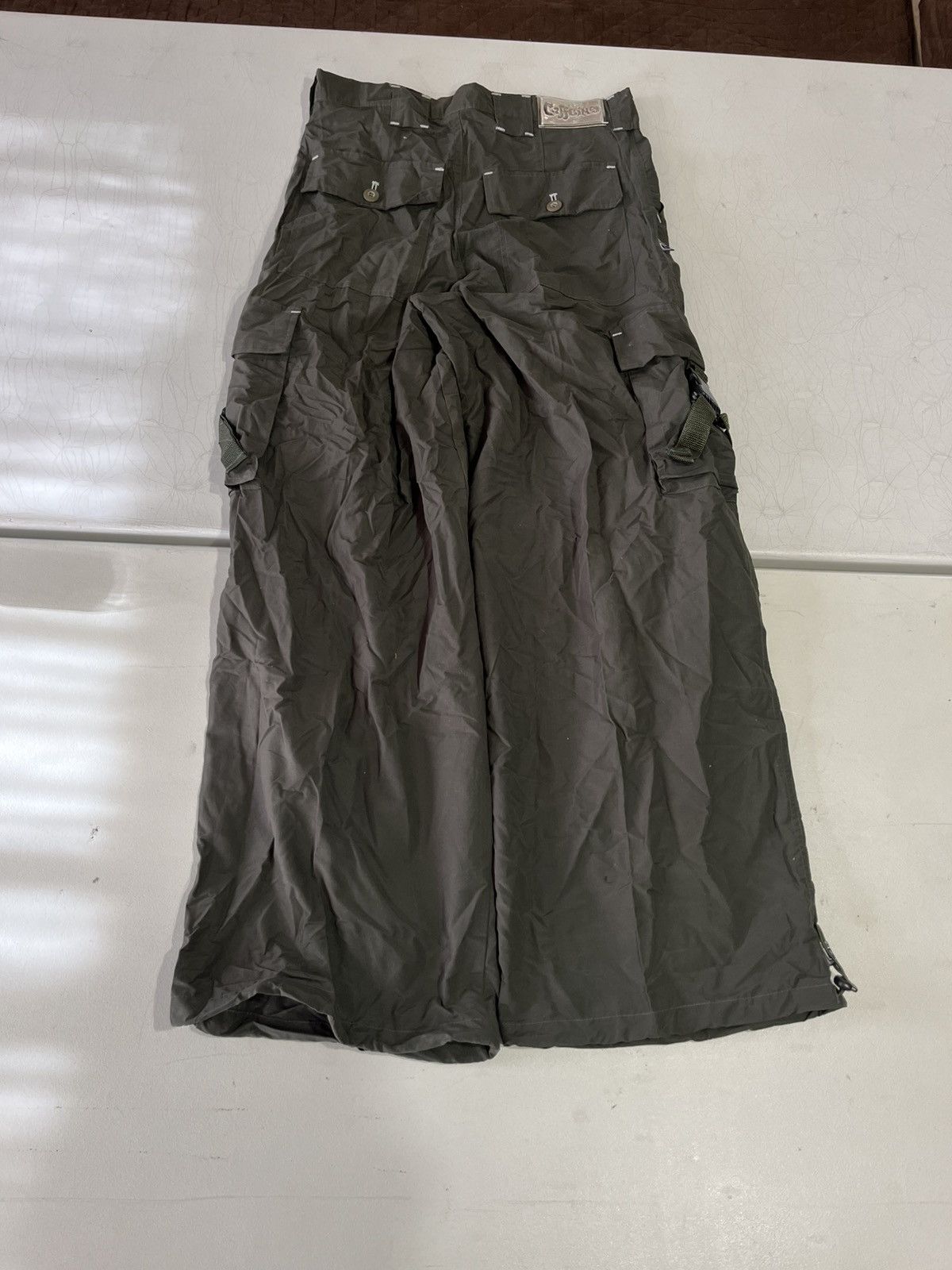 Vintage Vintage caffeine wide leg cargo pants Size US 32 / EU 48 - 2 Thumbnail