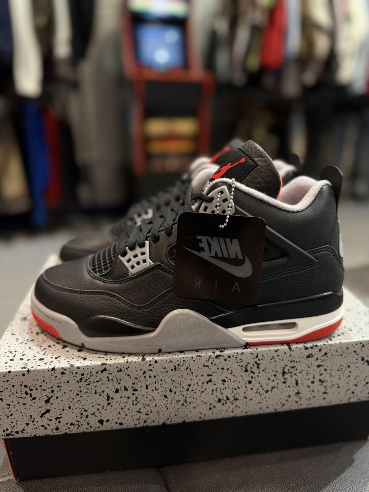 Jordan Brand Size 11 - Air Jordan 4 Men's Retro Bred Reimagined 2024 Size US 11 / EU 44 - 1 Thumbnail