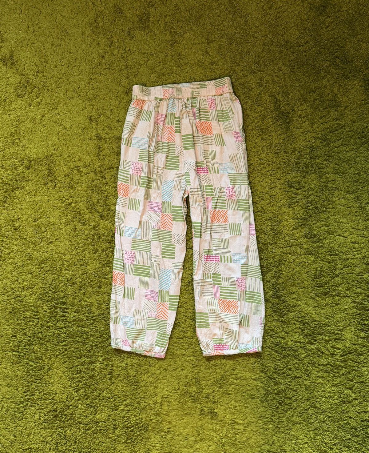 Designer Gudrun Sjoden avant garde culoured wide leg pants Size 26" / US 2 / IT 38 - 2 Thumbnail