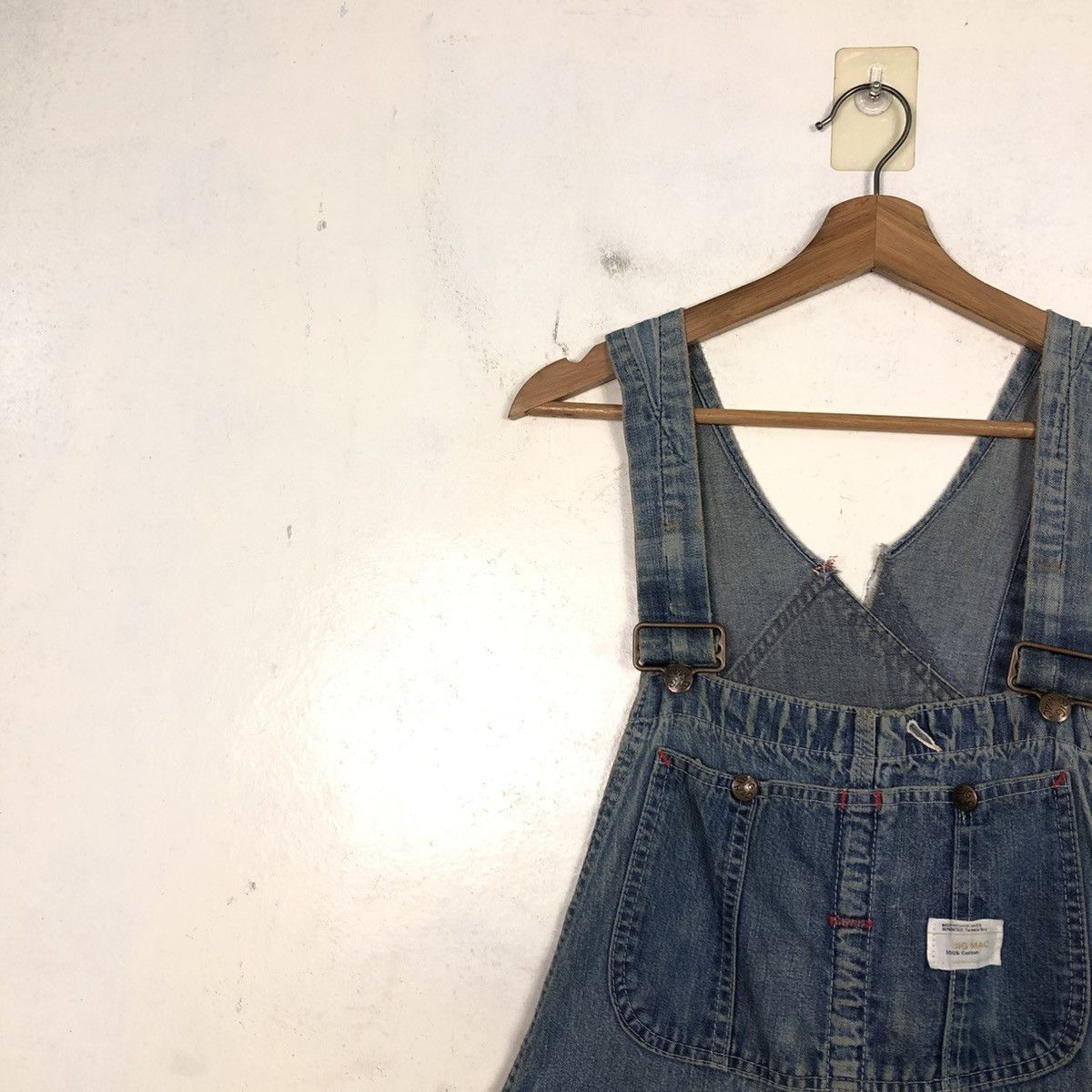 Vintage Vintage Union Made Denim Overall Big Mac Square Bak Size US 34 / EU 50 - 8 Thumbnail