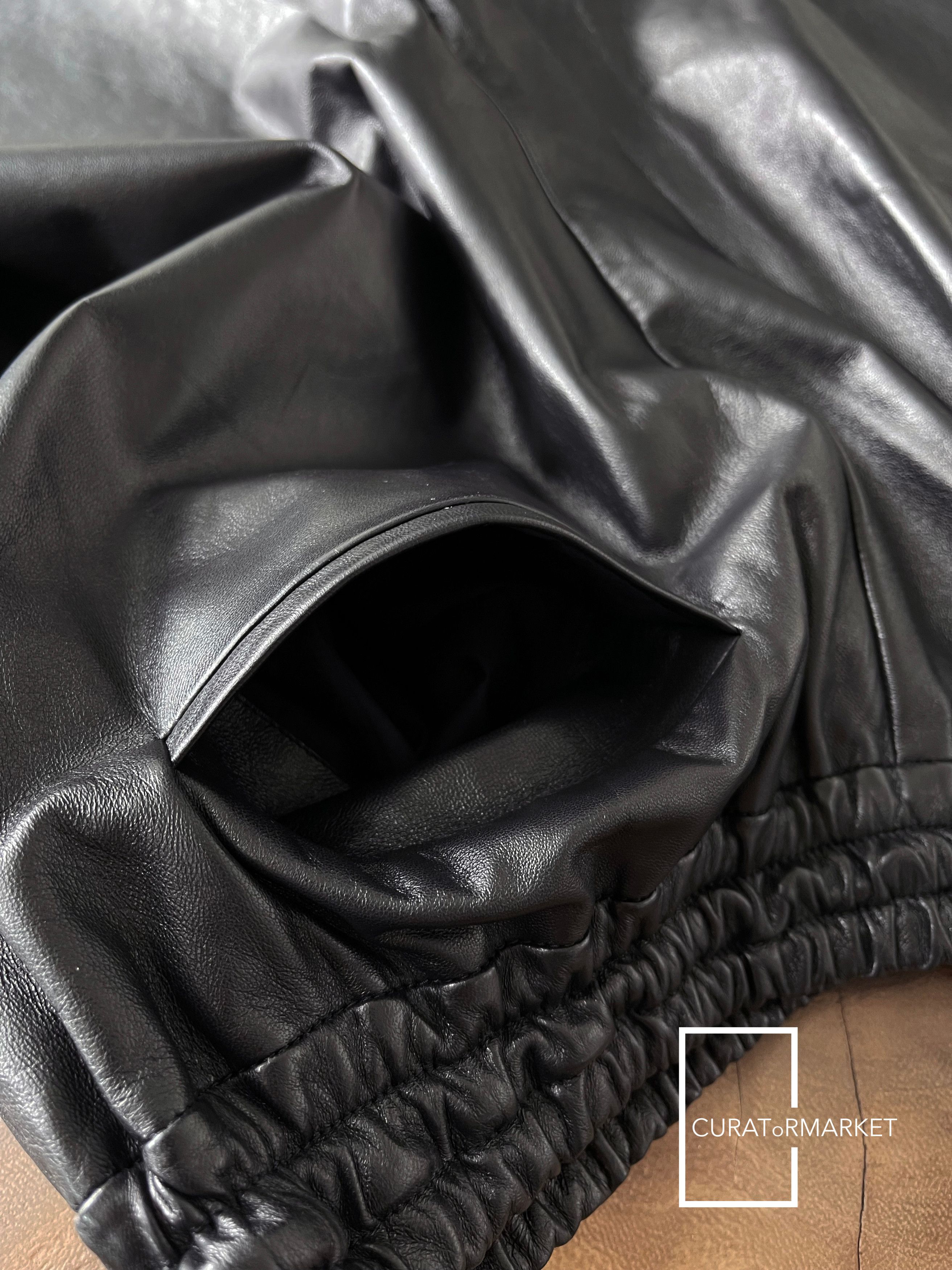 Jil Sander EU46 $4000 Butter Soft Ovine Lamb Leather Runway Shorts SS24 Size US 30 / EU 46 - 4 Thumbnail