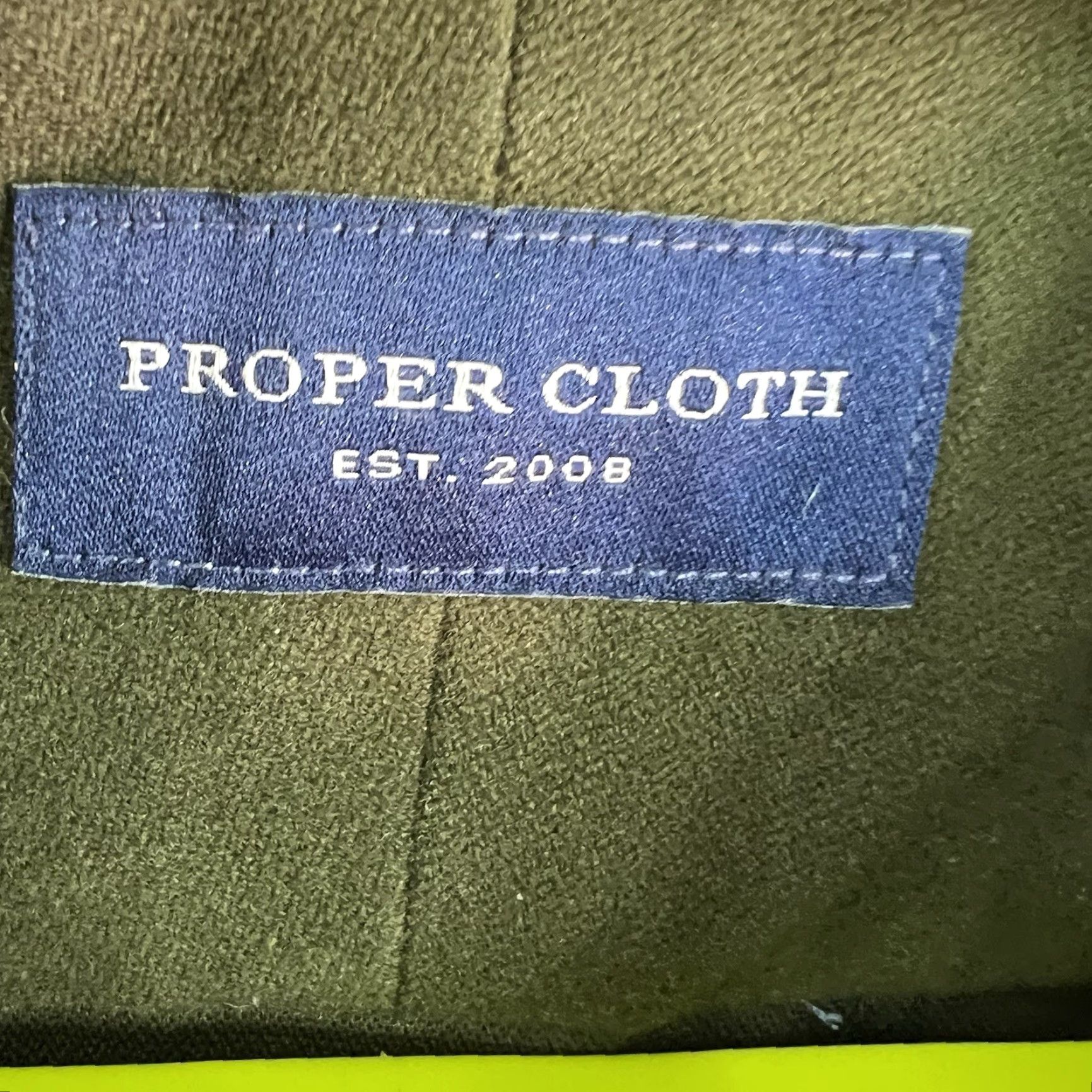Proper Cloth VINTAGE Proper Cloth Green Button-Up Shirt Men's Size 4XL Cotton Twill Casual Long Sleeve Size US XXL / EU 58 / 5 - 5 Thumbnail