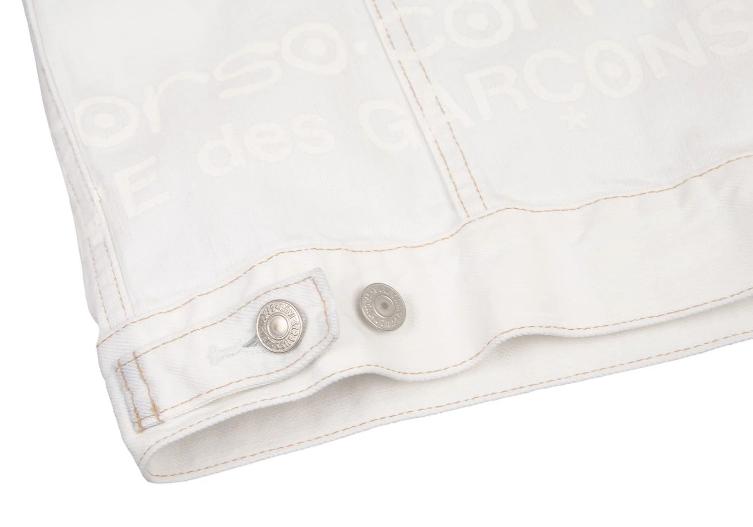 Junya Watanabe White 3rd Dyed Corsocomo Print Denim Jacket L Size US L / EU 52-54 / 3 - 8 Thumbnail