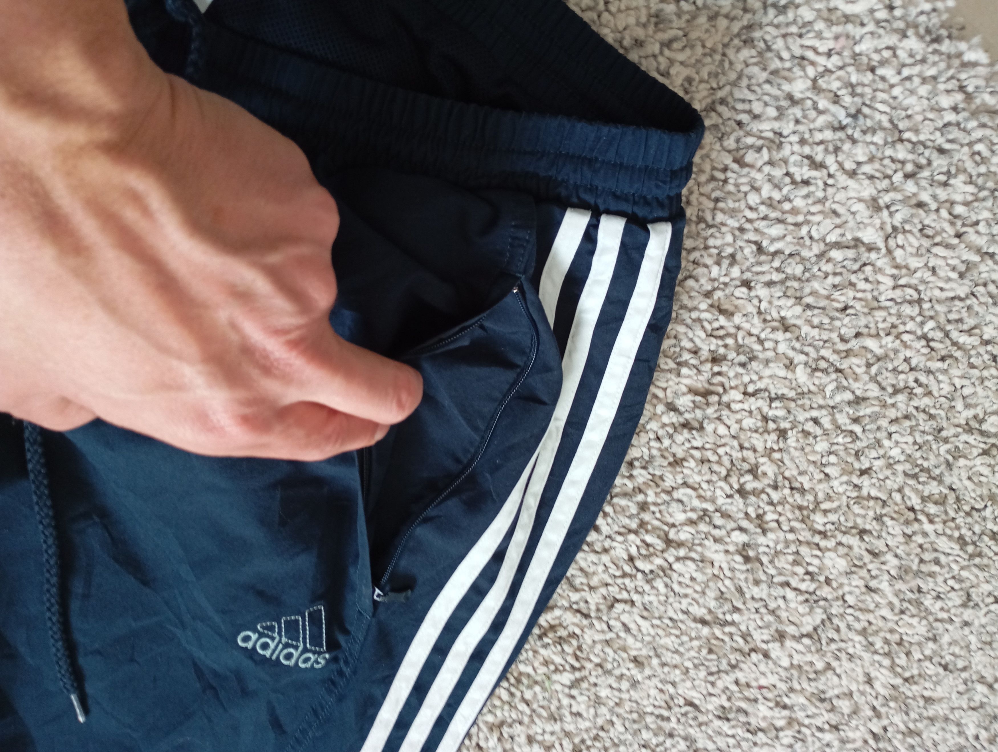 Adidas × Vintage Adidas Balenciaga Style baggy Track Pants Hype Sweatpants Size US 34 / EU 50 - 10 Thumbnail