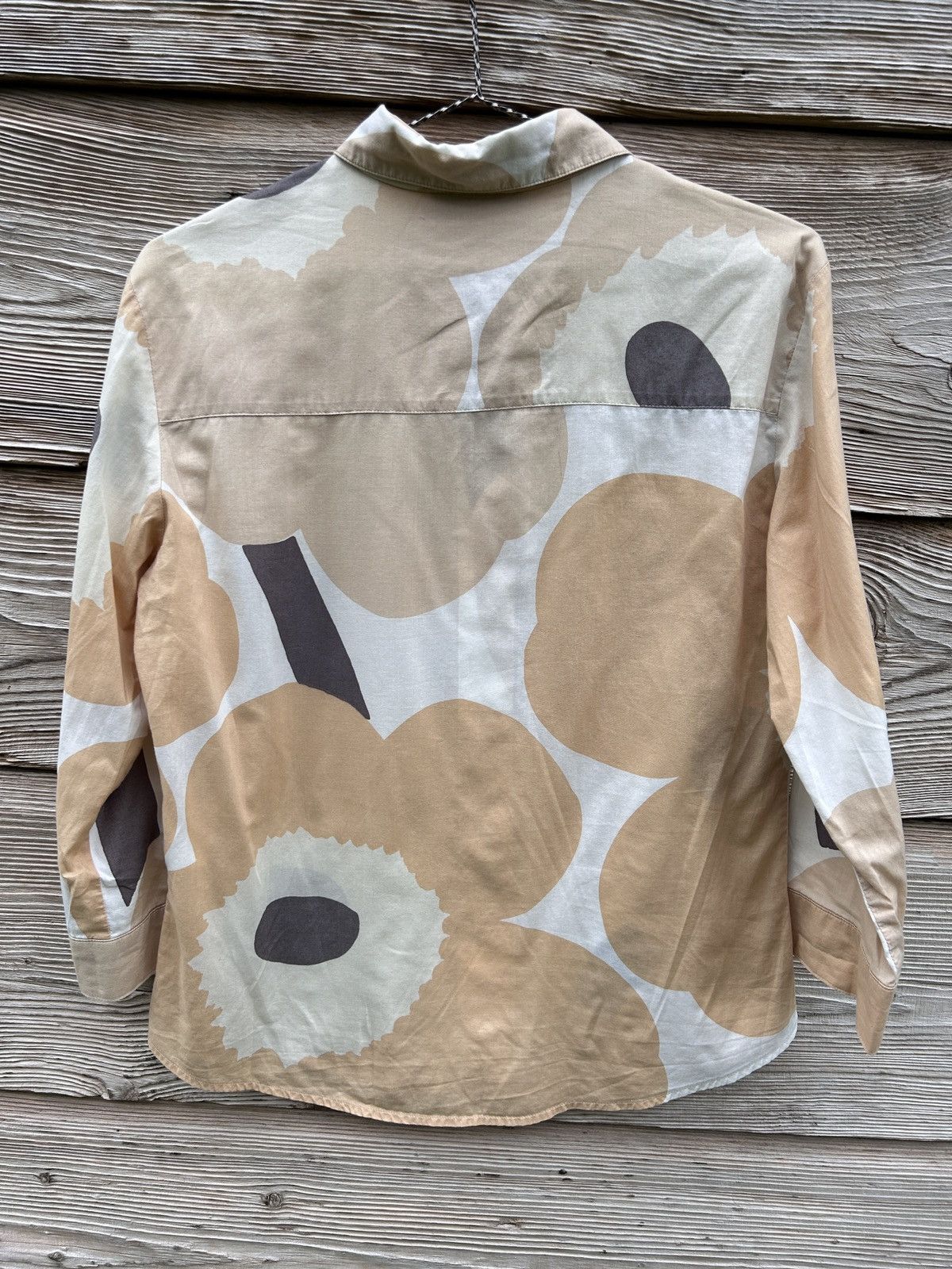 Marimekko Vintage Marimekko Unikko Floral Flower Blouse Shirt Size XS / US 0-2 / IT 36-38 - 6 Thumbnail