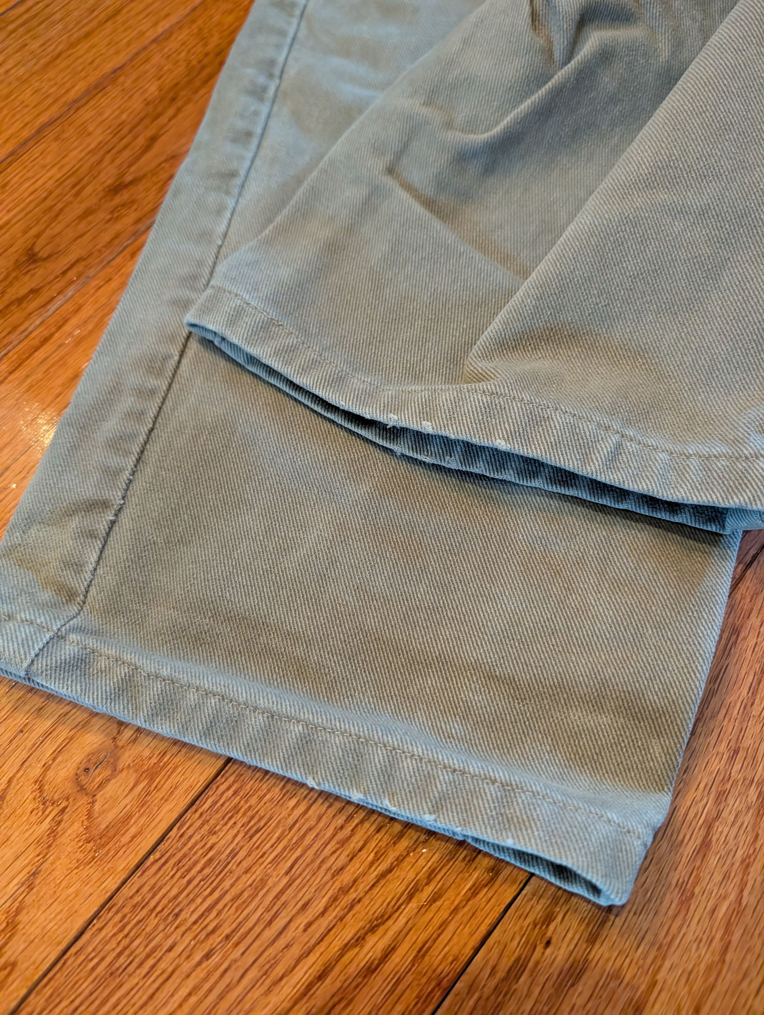 Guess Vtg Guess Jeans American Tradition Baggy 90s Tan Khaki Size US 33 - 4 Thumbnail