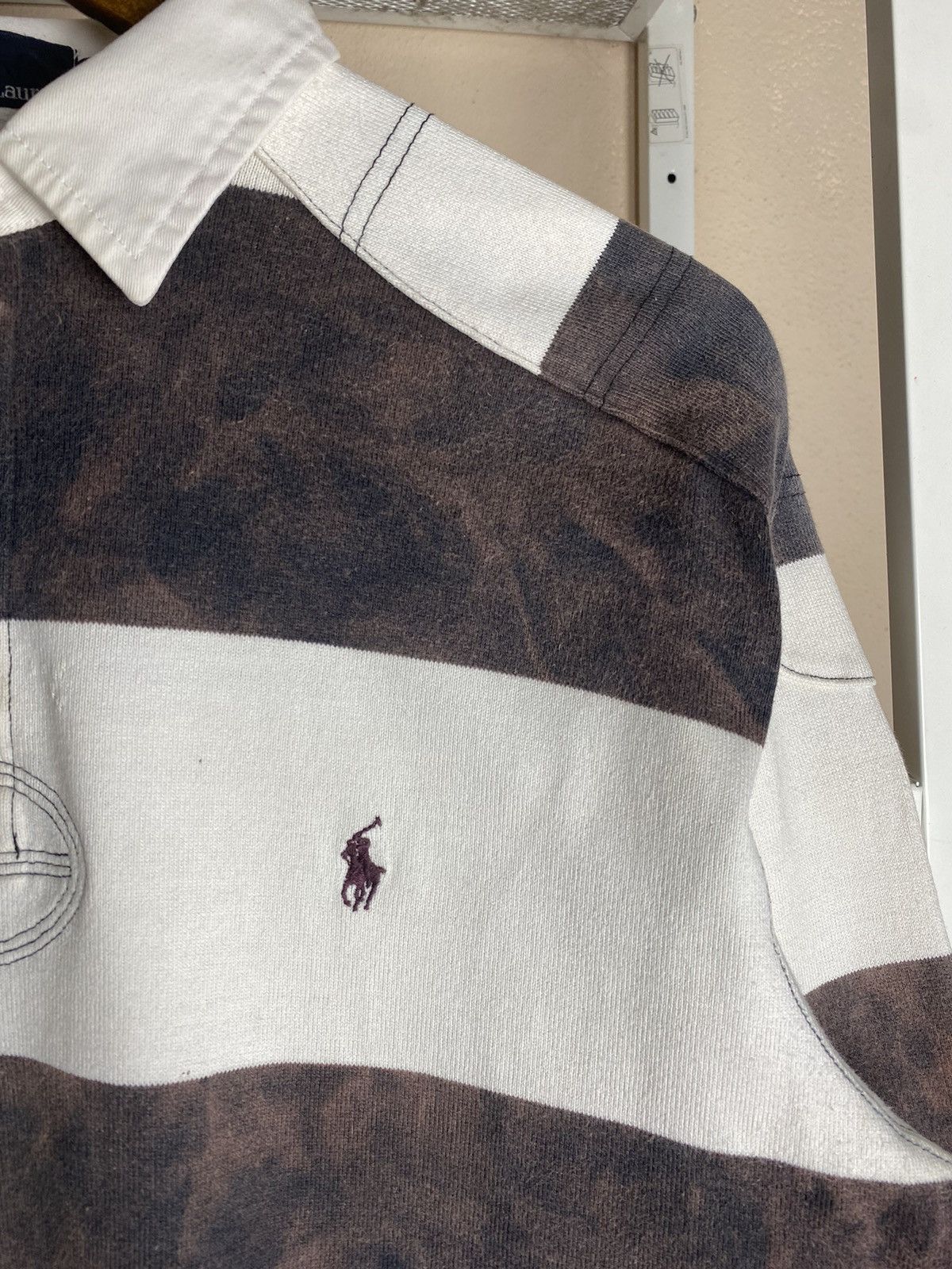 Polo Ralph Lauren Vintage Polo Ralph Lauren Stripe Nice Faded Size US M / EU 48-50 / 2 - 3 Thumbnail