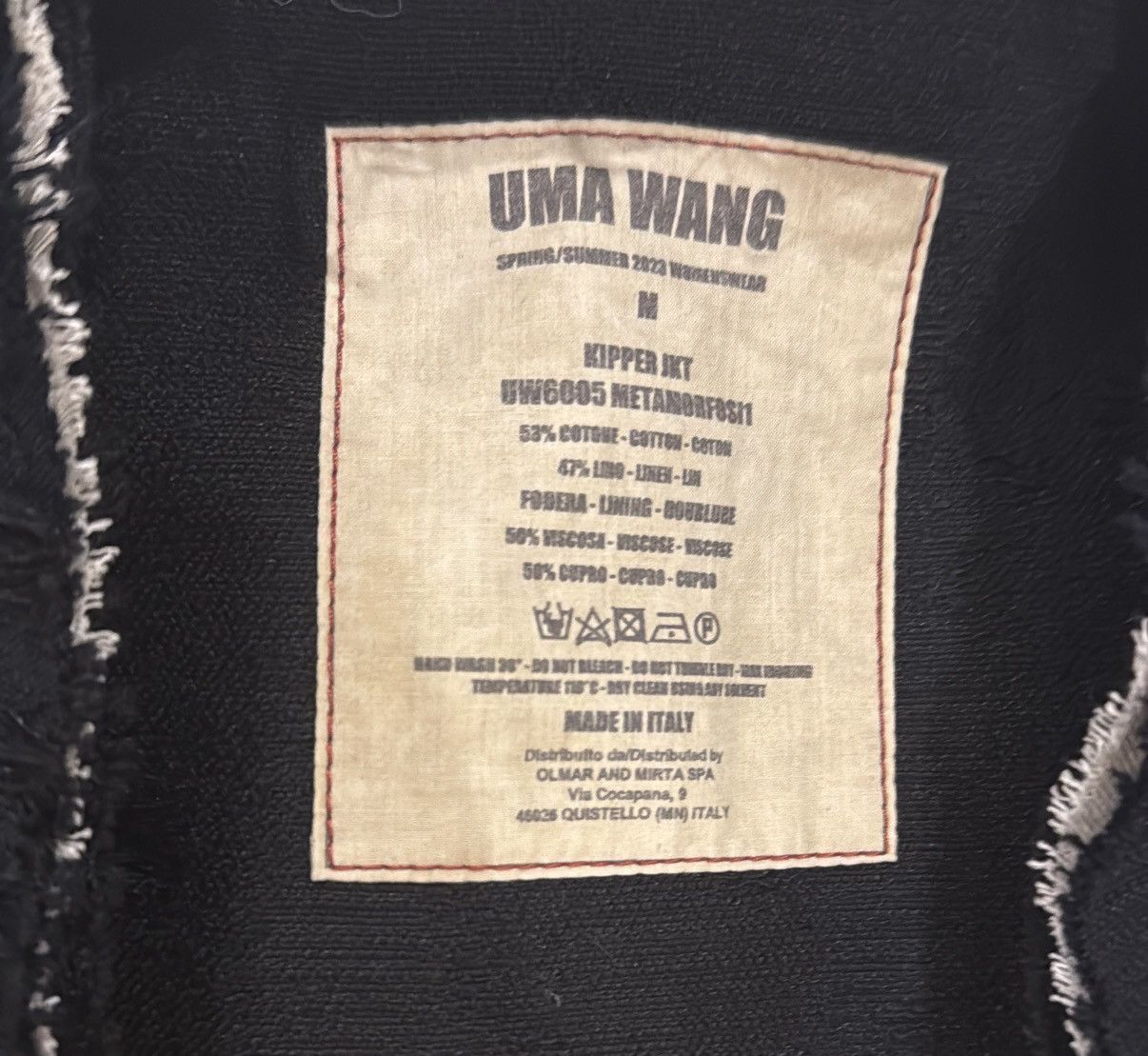 Uma Wang uma wang ss23 kipper jacket Size US M / EU 48-50 / 2 - 5 Thumbnail