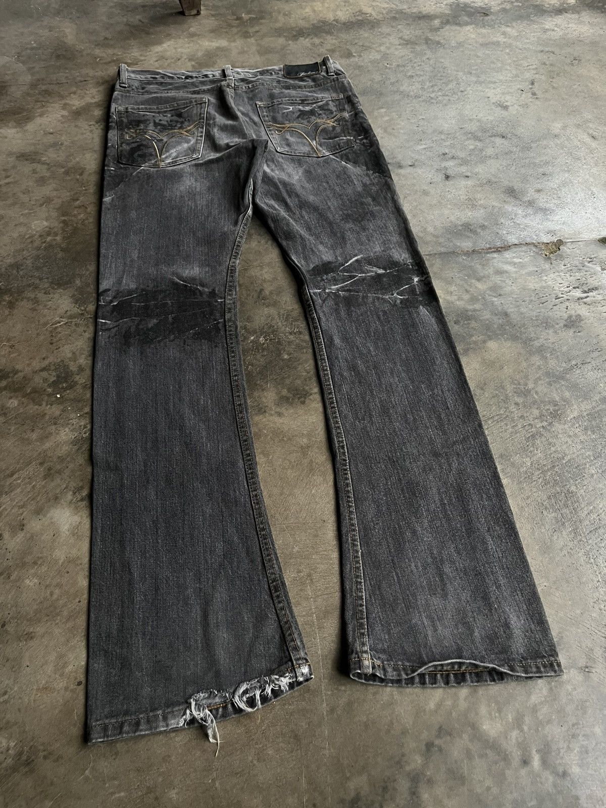 14th Addiction JAPANESE JACKROSE FLARE BOOT CUT VKEI SEDITIONARIES PANTS Size US 33 - 7 Thumbnail