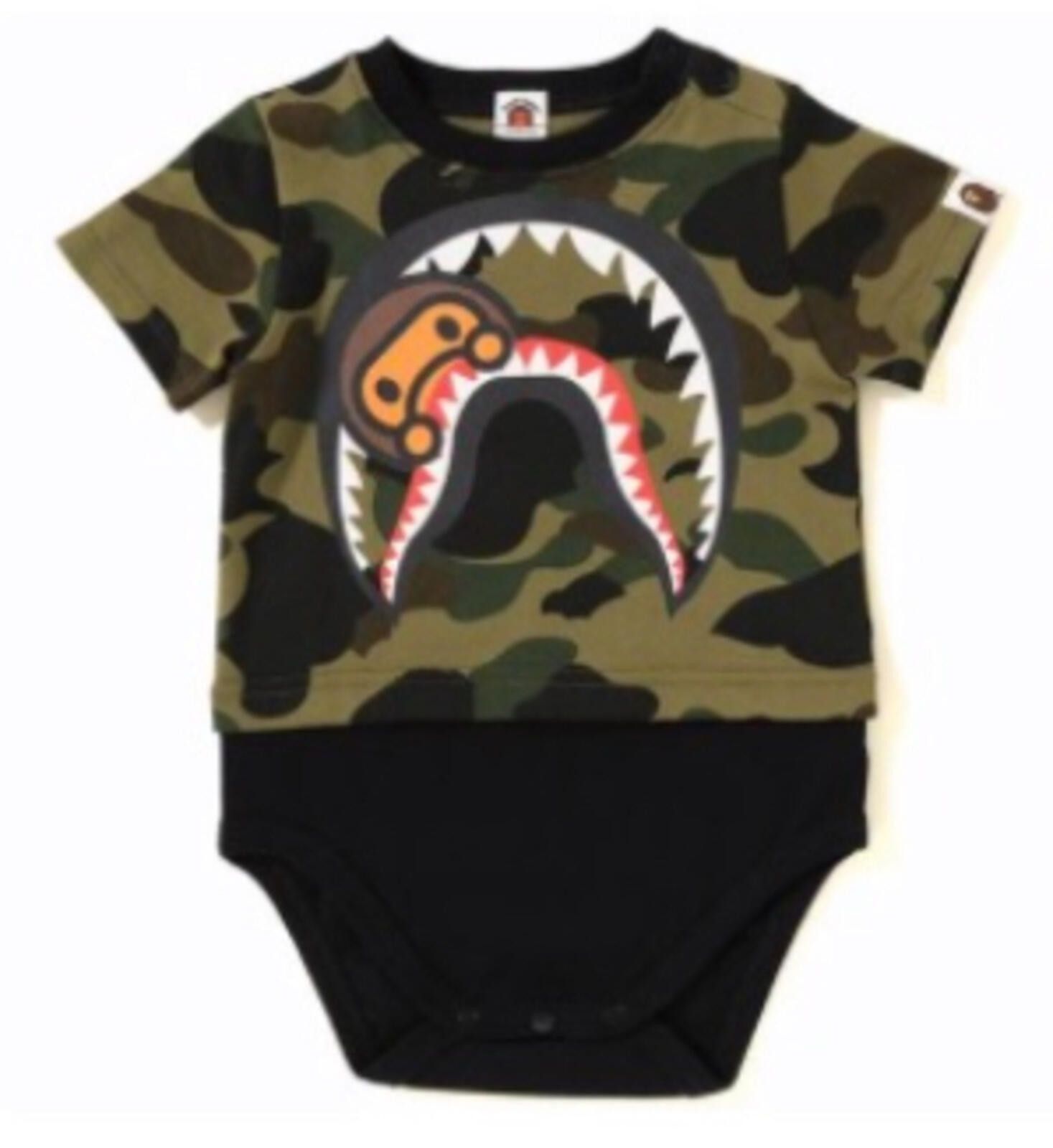 Bape BAPE X Baby Milo 1st Camo Milo Shark Bodysuit 80cm Size US 26 / EU 42 - 1 Thumbnail