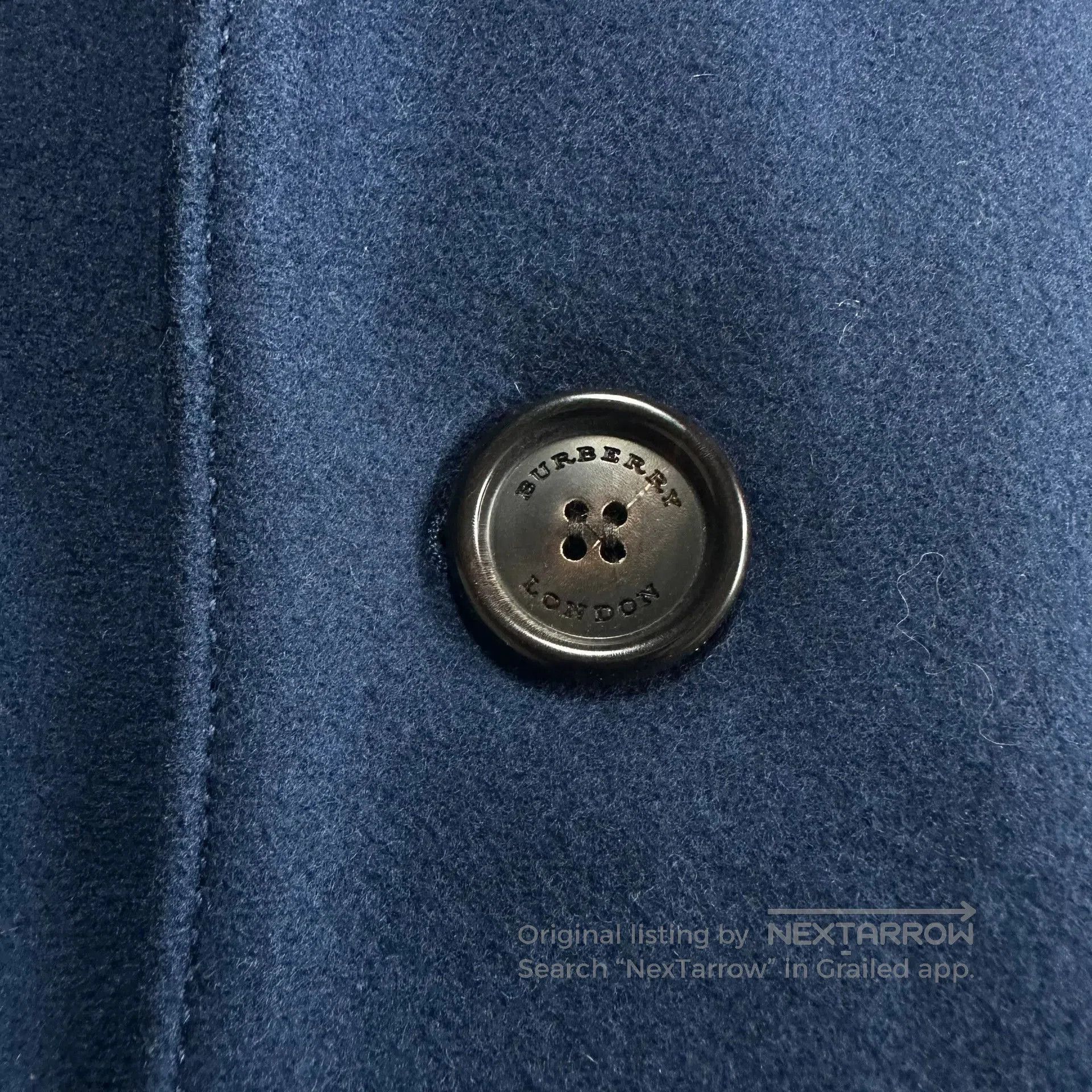 Burberry burberry blue chester coat jacket outerwear. Size US L / EU 52-54 / 3 - 3 Thumbnail