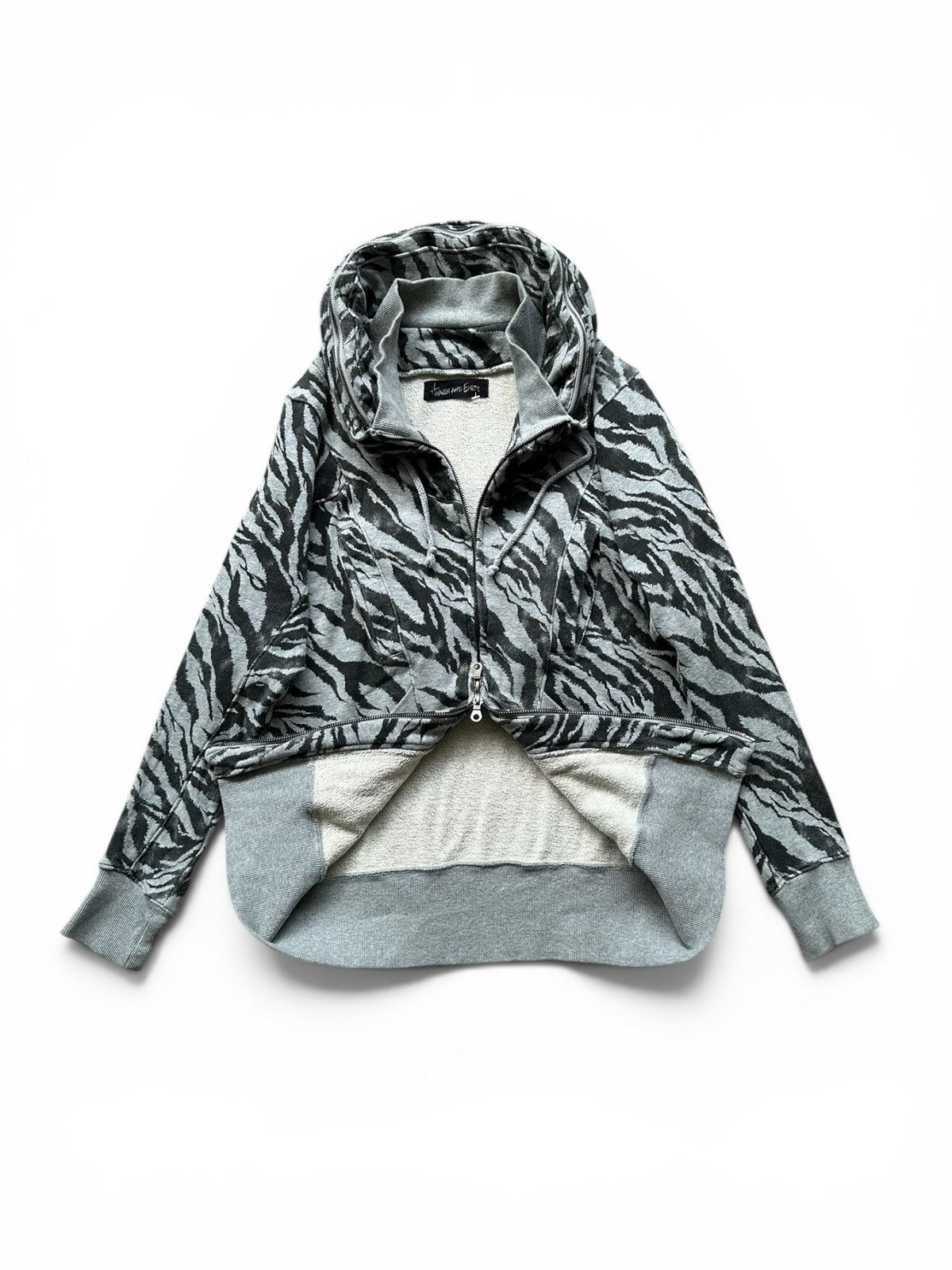 Japanese Brand 00's HEAVEN AND EARTH Bono zipper sweater Size US M / EU 48-50 / 2 - 3 Thumbnail