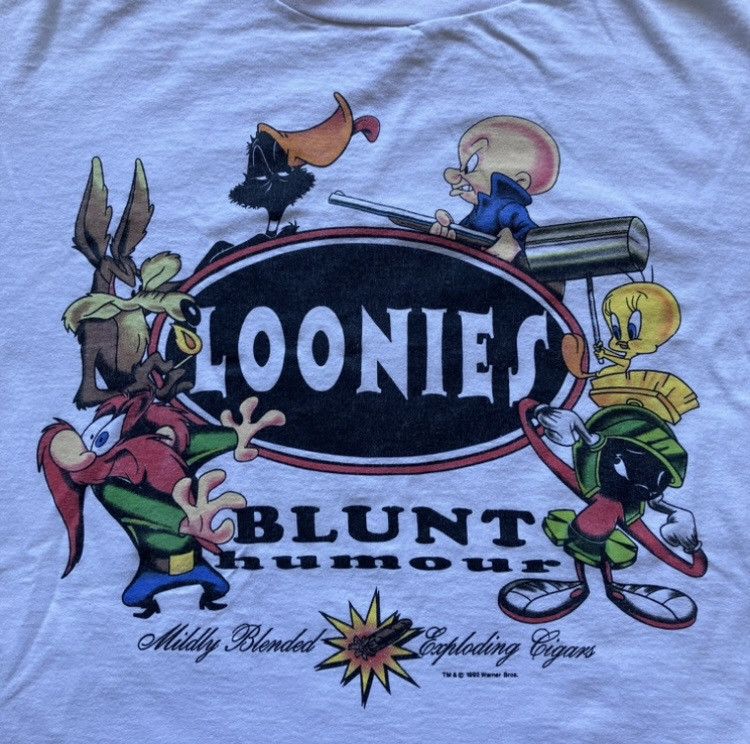 Delta Vintage 1992 Looney Toons Blunt Cigar Parody Tee Shirt 90s Size US XL / EU 56 / 4 - 3 Thumbnail