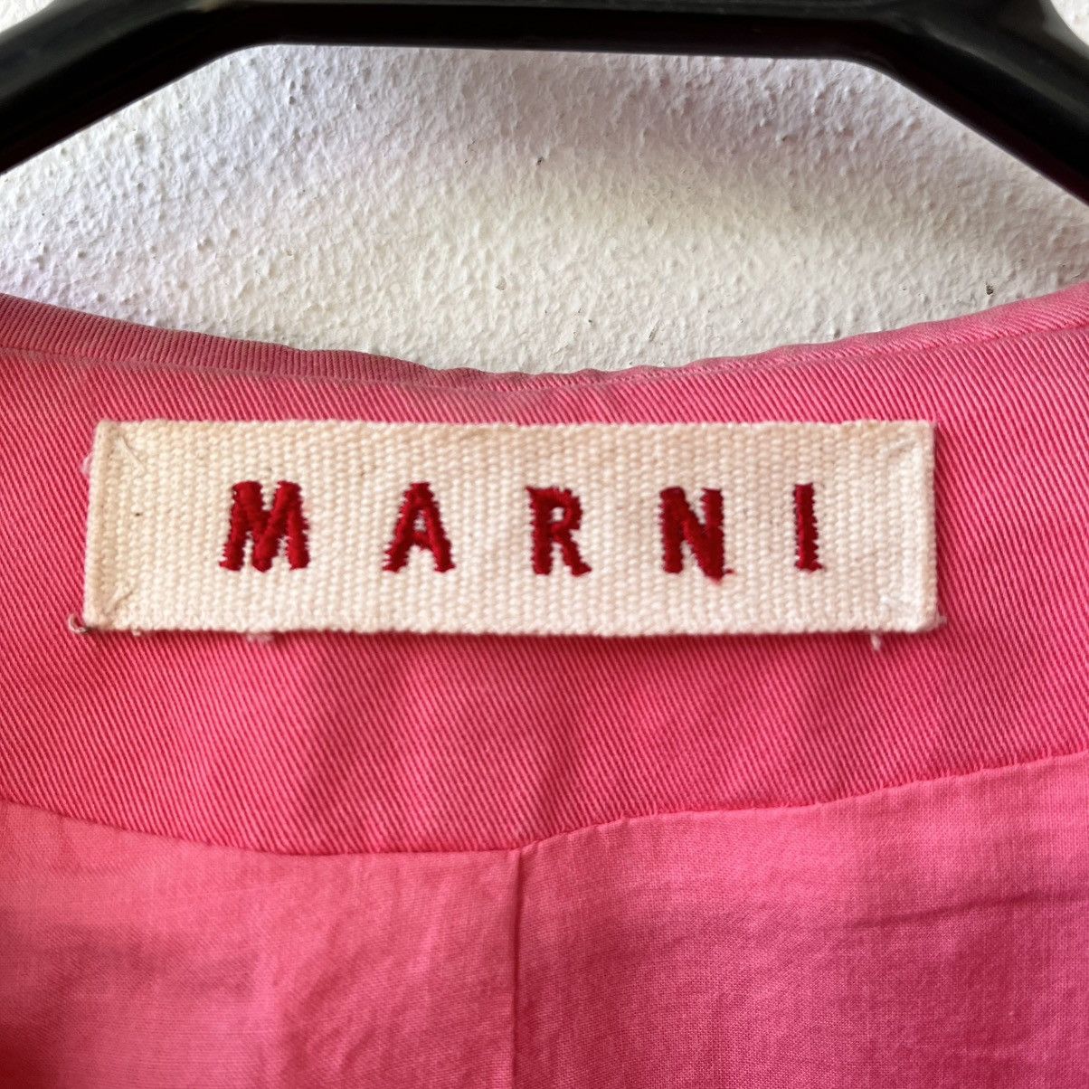 Marni Marni Cropped Peter Pan Collar Cotton Jacket Made in Italy Size XS / US 0-2 / IT 36-38 - 13 Thumbnail
