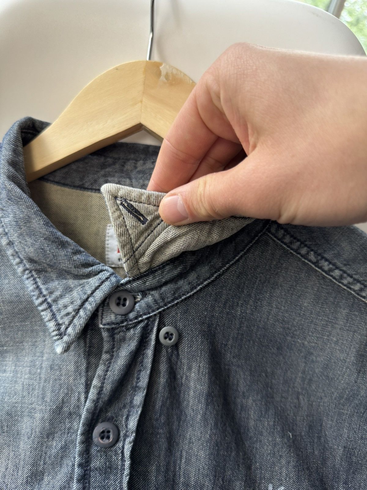 Edwin × Japanese Brand Edwin King jeans shirt size L 🇯🇵 Size US L / EU 52-54 / 3 - 5 Thumbnail
