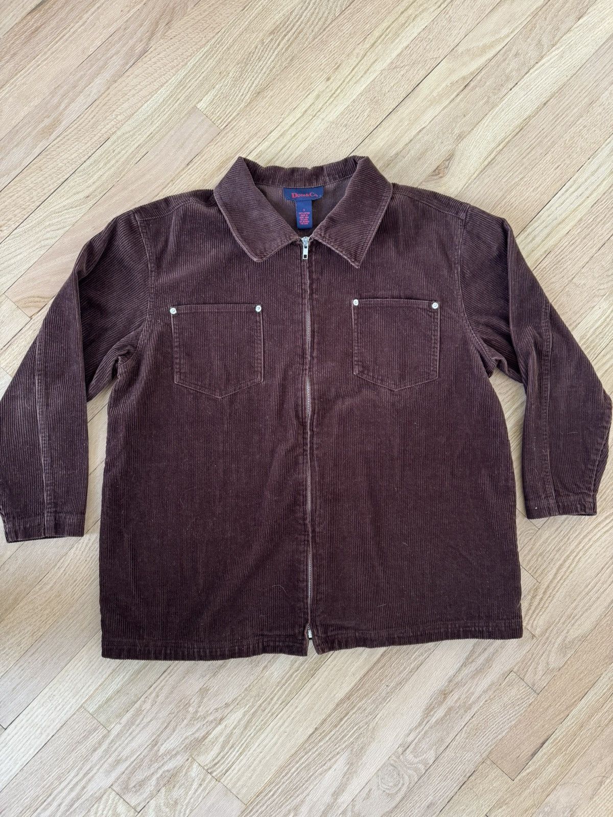 Denim & Co. Brown corduroy Denim & Co jacket Size US XL / EU 56 / 4 - 1 Preview
