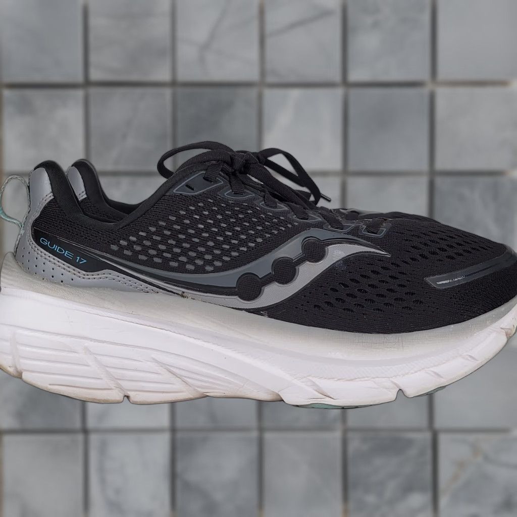 Saucony Saucony Women's Guide 17 Sneaker Black/Fog Size 9.5 W Shoes Womens Sneaker Athletic Lace Up 2024 Size US 8 / IT 38 - 1 Thumbnail