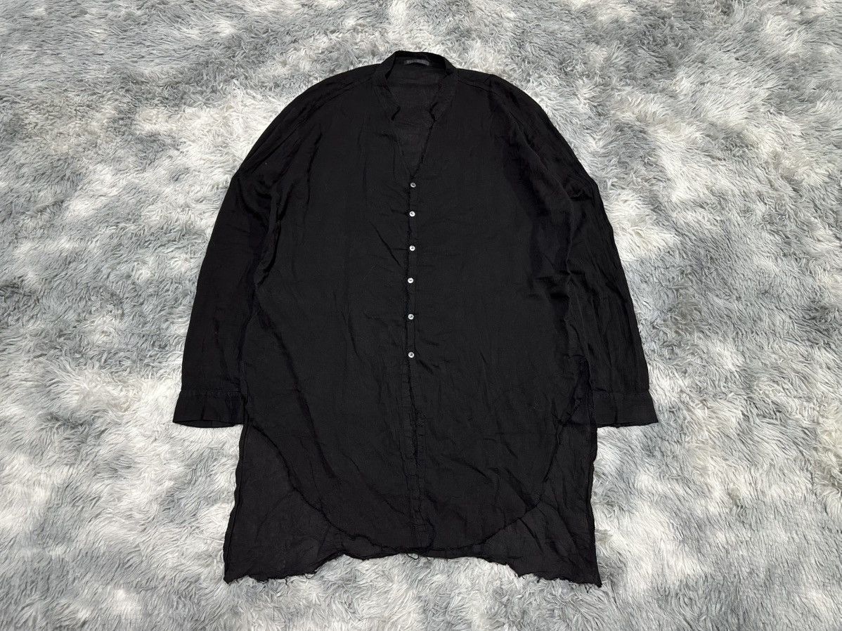 KMRii 🔥Rare Archived Kmrii Linen Shirt Raw Edge Goth Punk Size US XXL / EU 58 / 5 - 1 Thumbnail