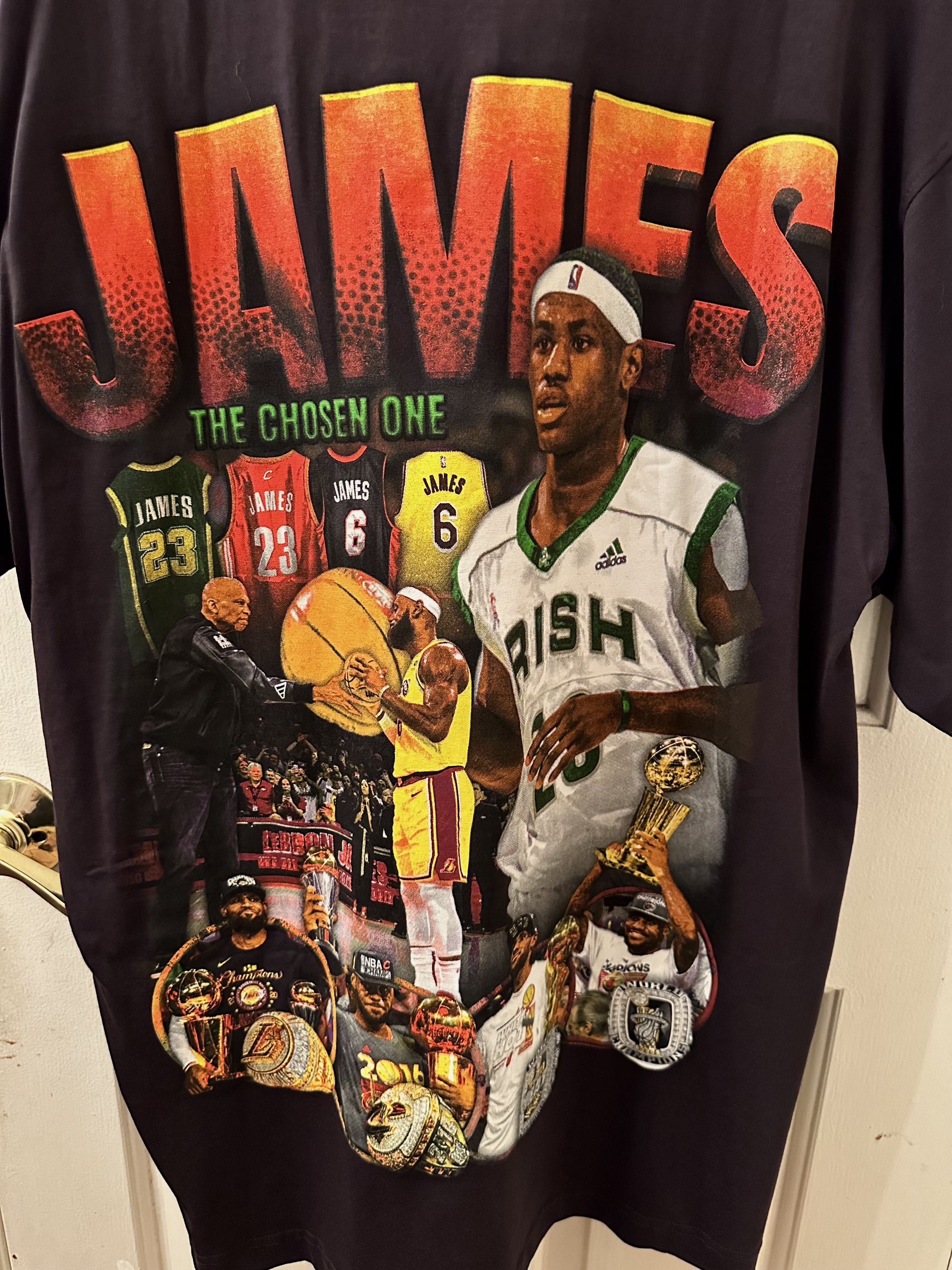 Marino Morwood Marino Morwood LeBron James Graphic Tee Size US XL / EU 56 / 4 - 2 Thumbnail