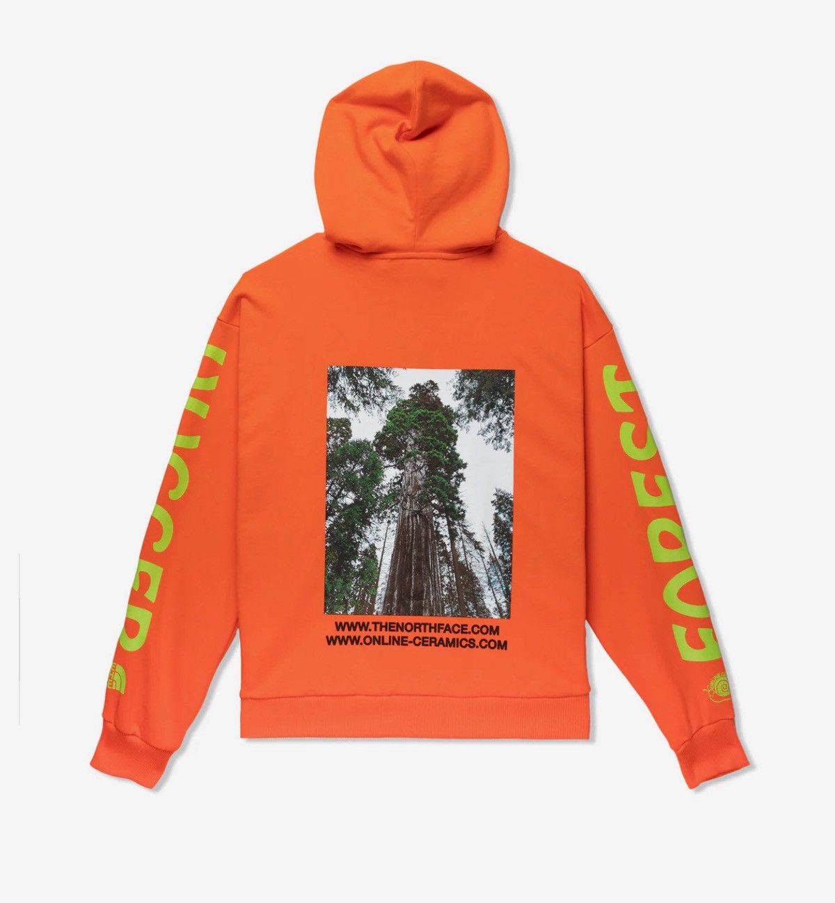 Online Ceramics × The North Face Online Ceramics The North Face Red Orange Hoodie Small Size US S / EU 44-46 / 1 - 2 Thumbnail