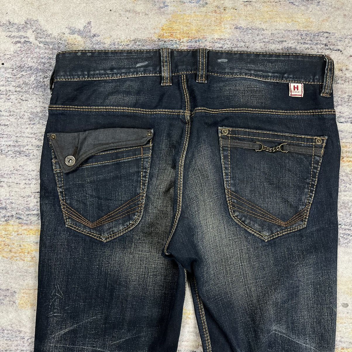 HIDEAWAYS Hideaways nicole mudwash flared denim pants Size US 33 - 10 Thumbnail
