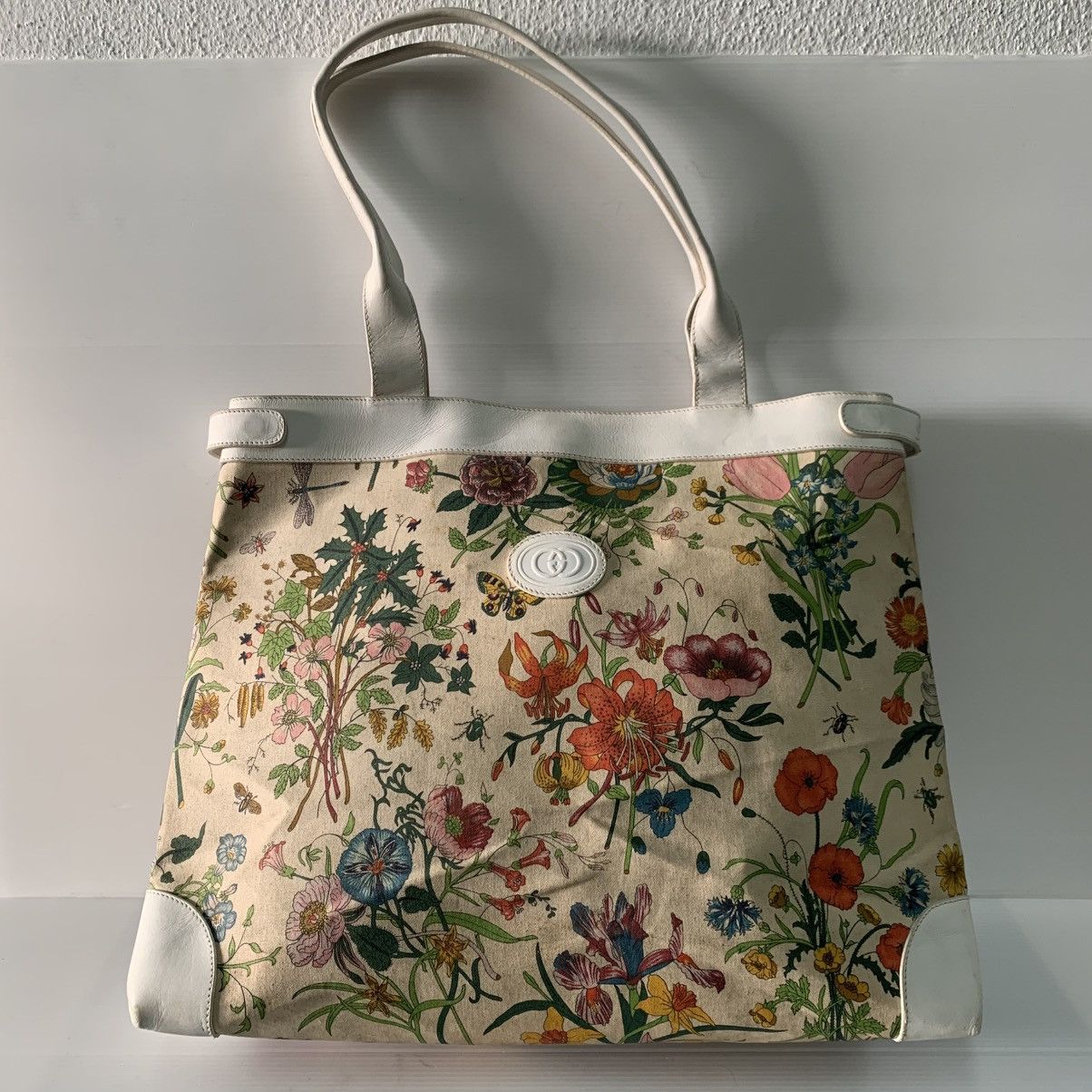 Gucci Gucci Floral Vintage Large Shoulder Bag Size ONE SIZE - 1 Thumbnail