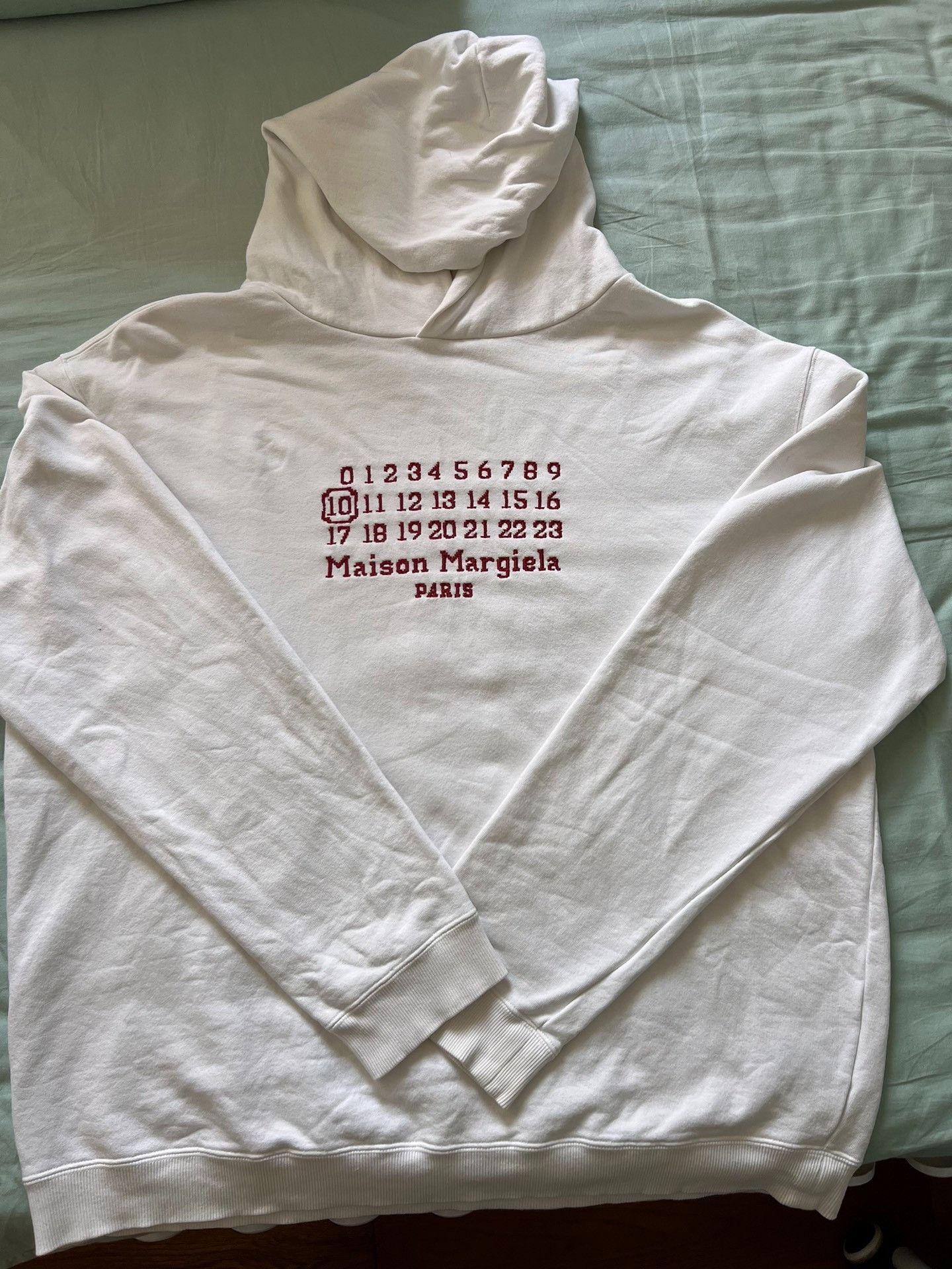 Maison Margiela Maison Margiela Pure white big logo sweatshirt 2501-Nextarr Size US S / EU 44-46 / 1 - 1 Thumbnail