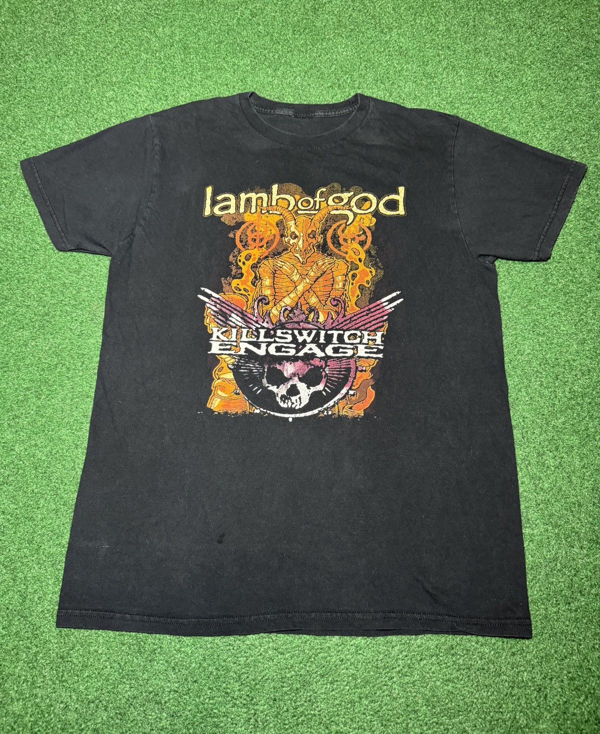Band Tees Lamb Of God Killswitch Engage Testament Huntress L T Shirt Size US L / EU 52-54 / 3 - 1 Thumbnail